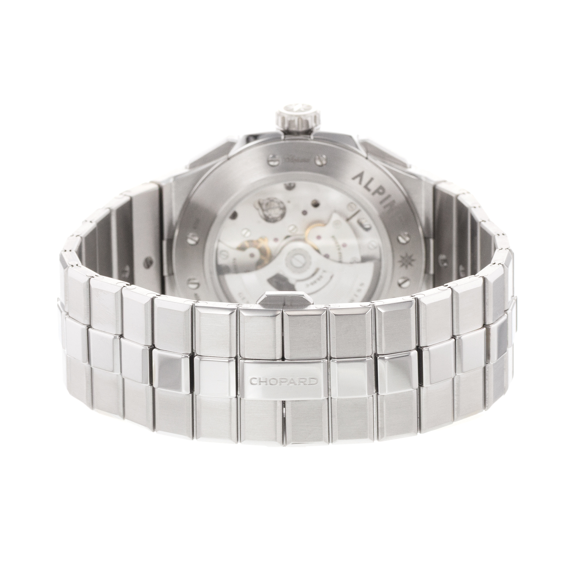 Chopard Alpine Eagle 298609-3001 44mm Large Blue Chronograph Steel Mens Watch thumbnail 9