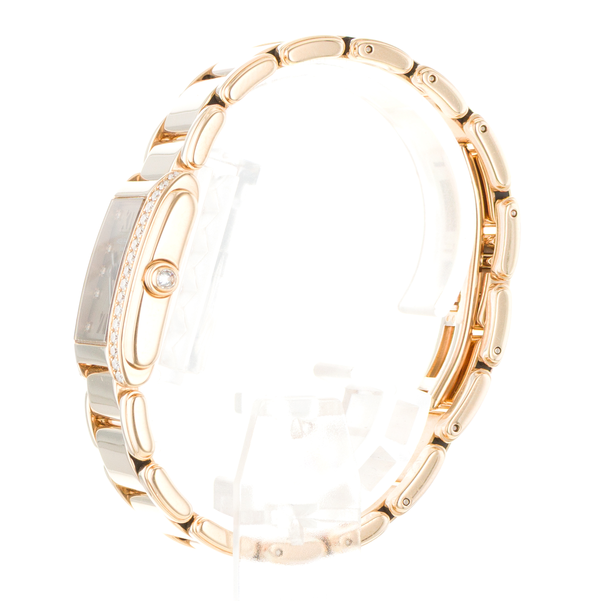Patek Philippe Twenty~4 4908 22mm Brown Factory Diamonds Rose Gold Ladies Watch thumbnail 6