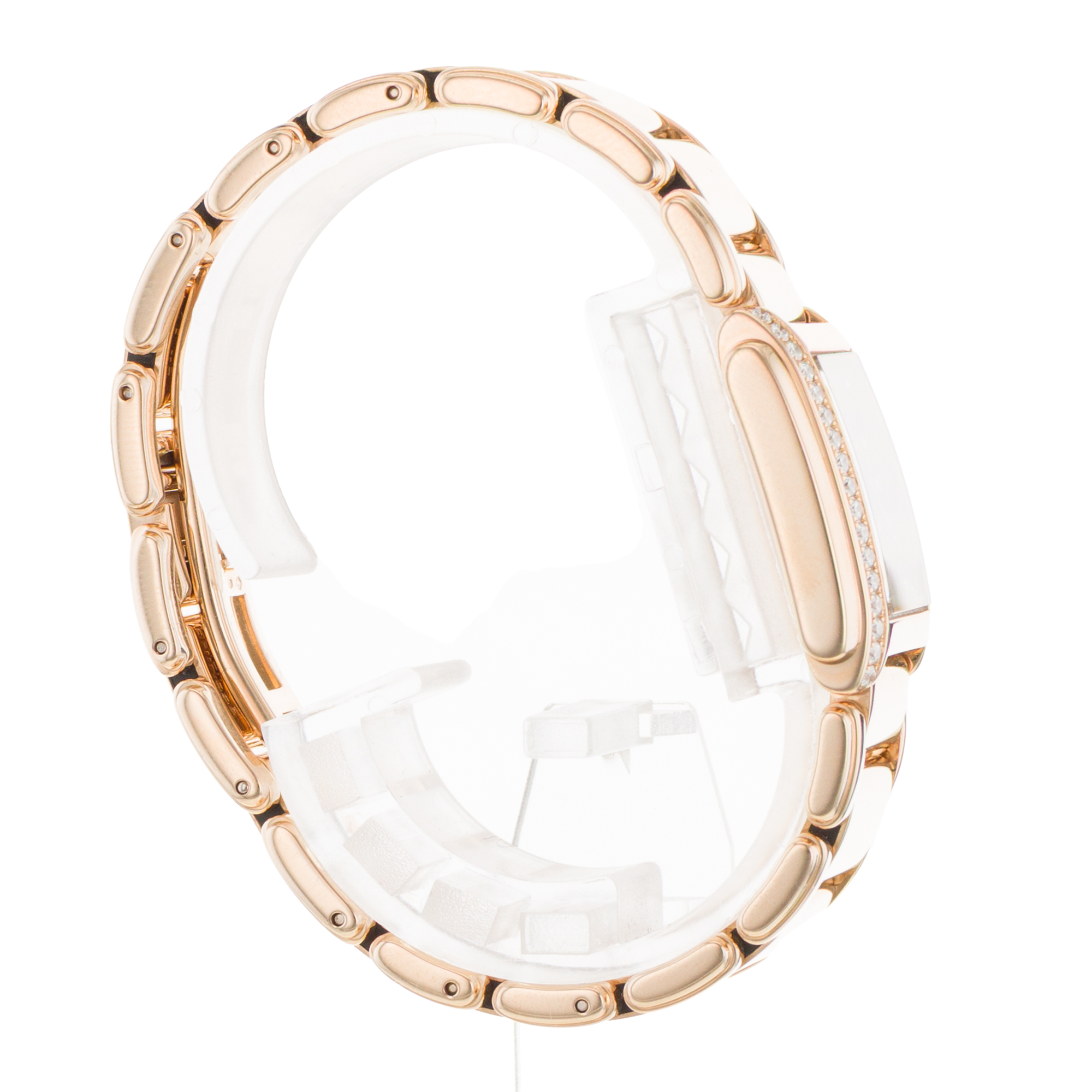 Patek Philippe Twenty~4 4908 22mm Brown Factory Diamonds Rose Gold Ladies Watch thumbnail 8