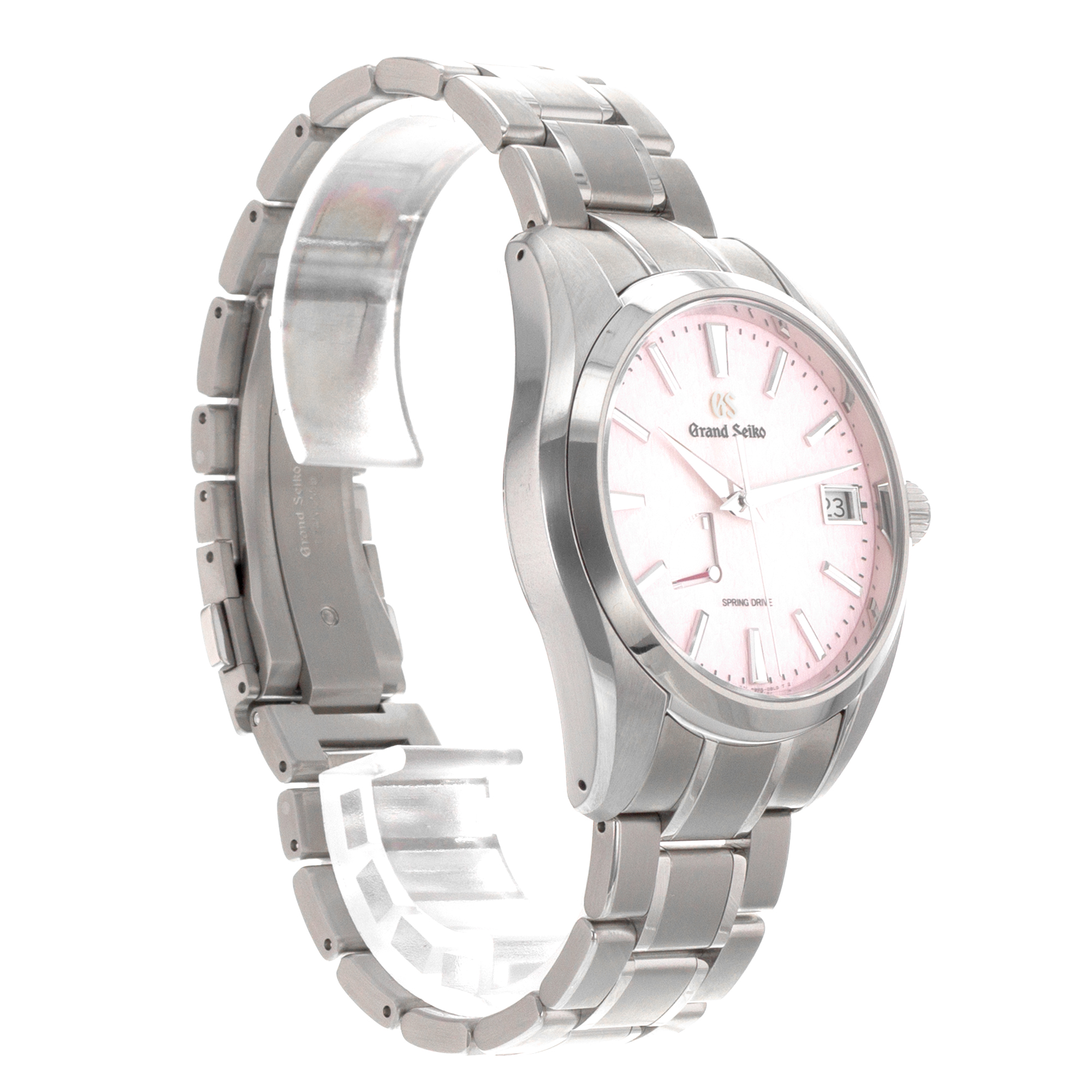 Grand Seiko Heritage Collection SBGA497G 41mm Pink Snowflake Titanium Mens Watch thumbnail 8
