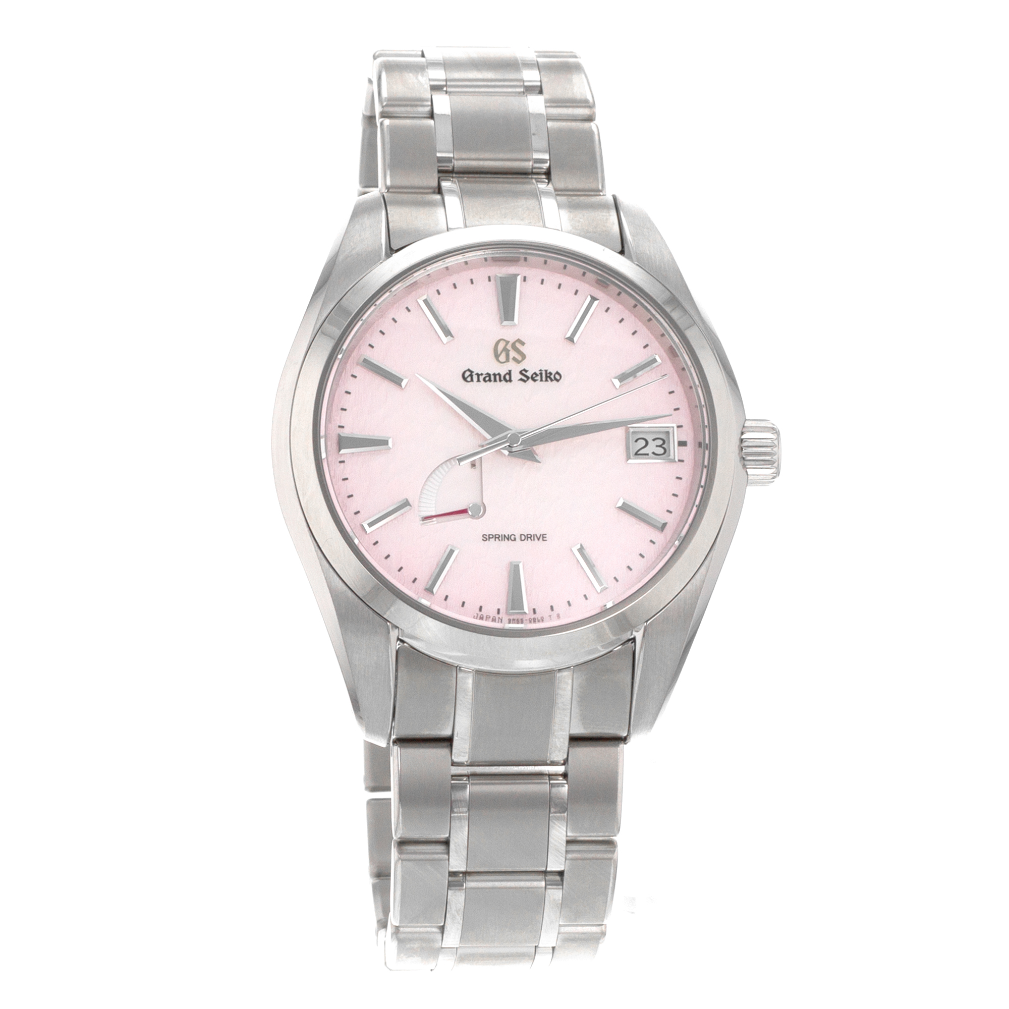 Grand Seiko Heritage Collection SBGA497G 41mm Pink Snowflake Titanium Mens Watch thumbnail 9
