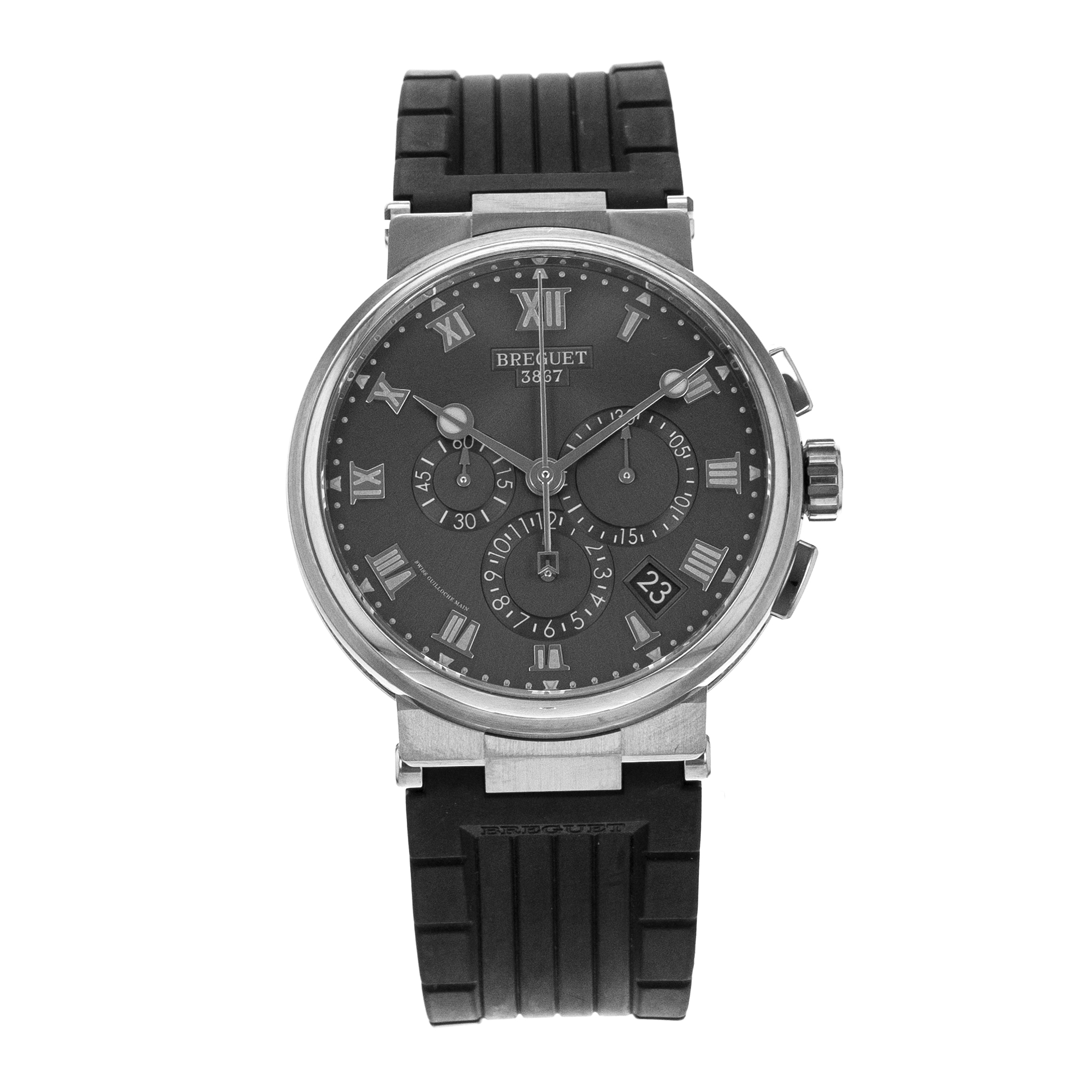 Breguet Marine 5527TI/G2/9WV 42mm Gray Chronograph Automatic Mens Watch 2021 thumbnail 2