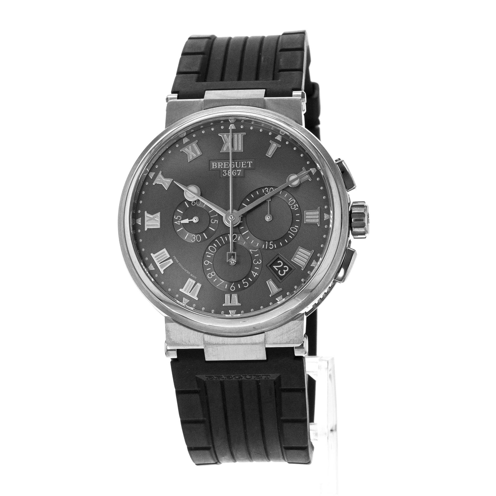 Breguet Marine 5527TI/G2/9WV 42mm Gray Chronograph Automatic Mens Watch 2021 thumbnail 4