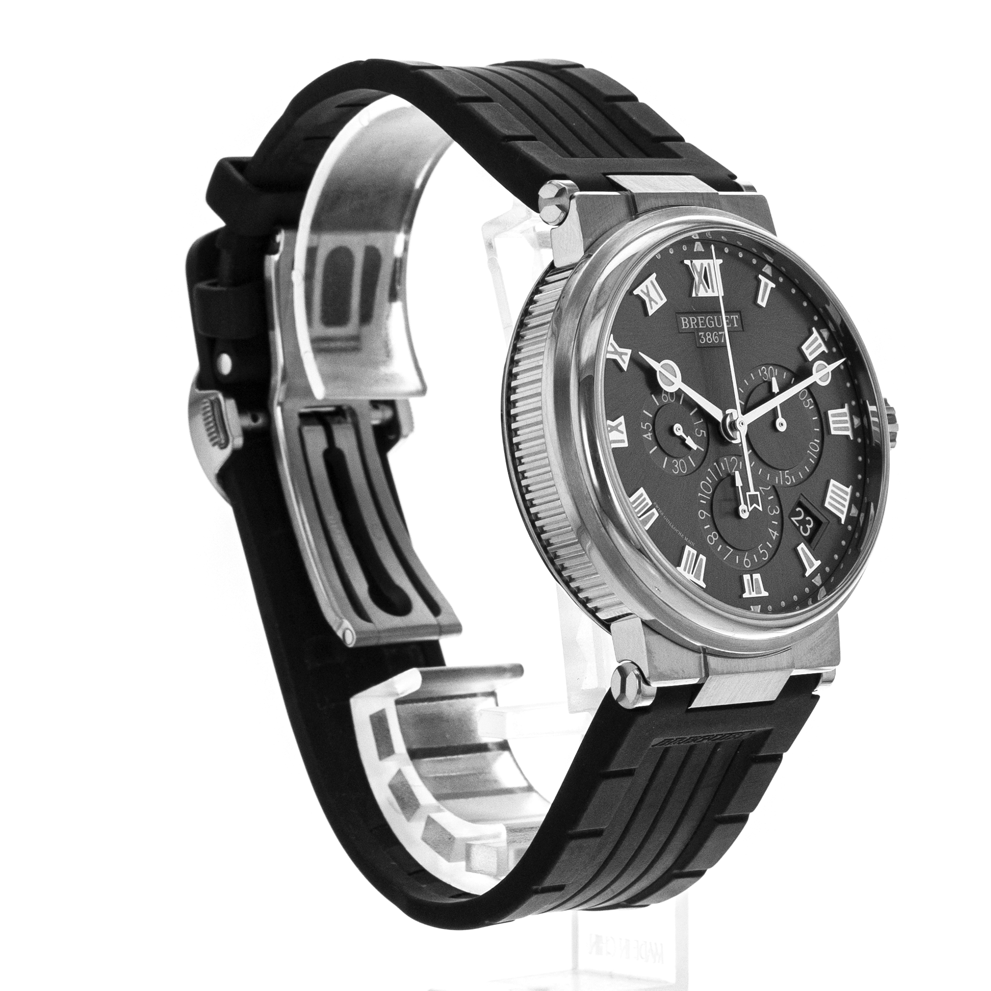 Breguet Marine 5527TI/G2/9WV 42mm Gray Chronograph Automatic Mens Watch 2021 thumbnail 8