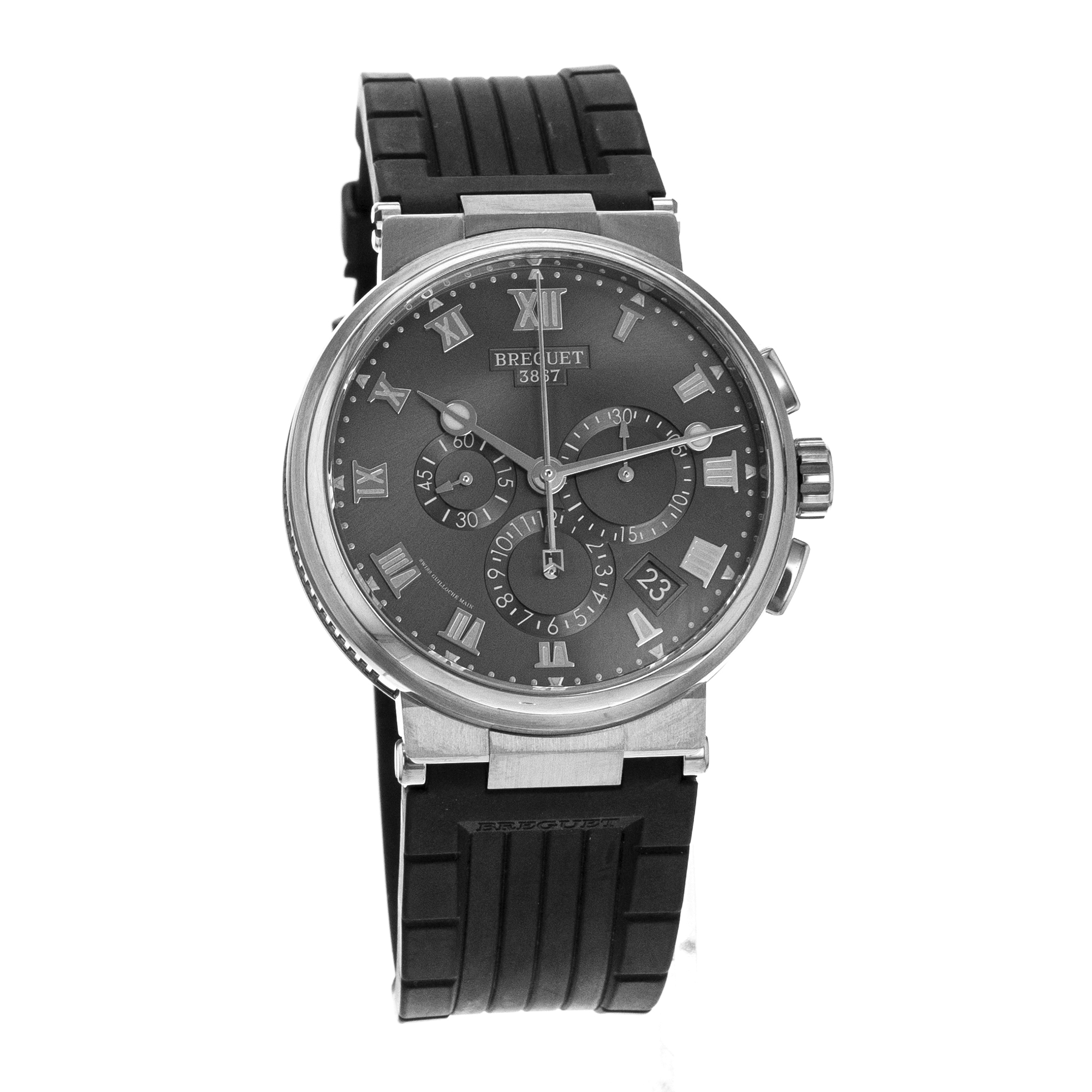Breguet Marine 5527TI/G2/9WV 42mm Gray Chronograph Automatic Mens Watch 2021 thumbnail 9