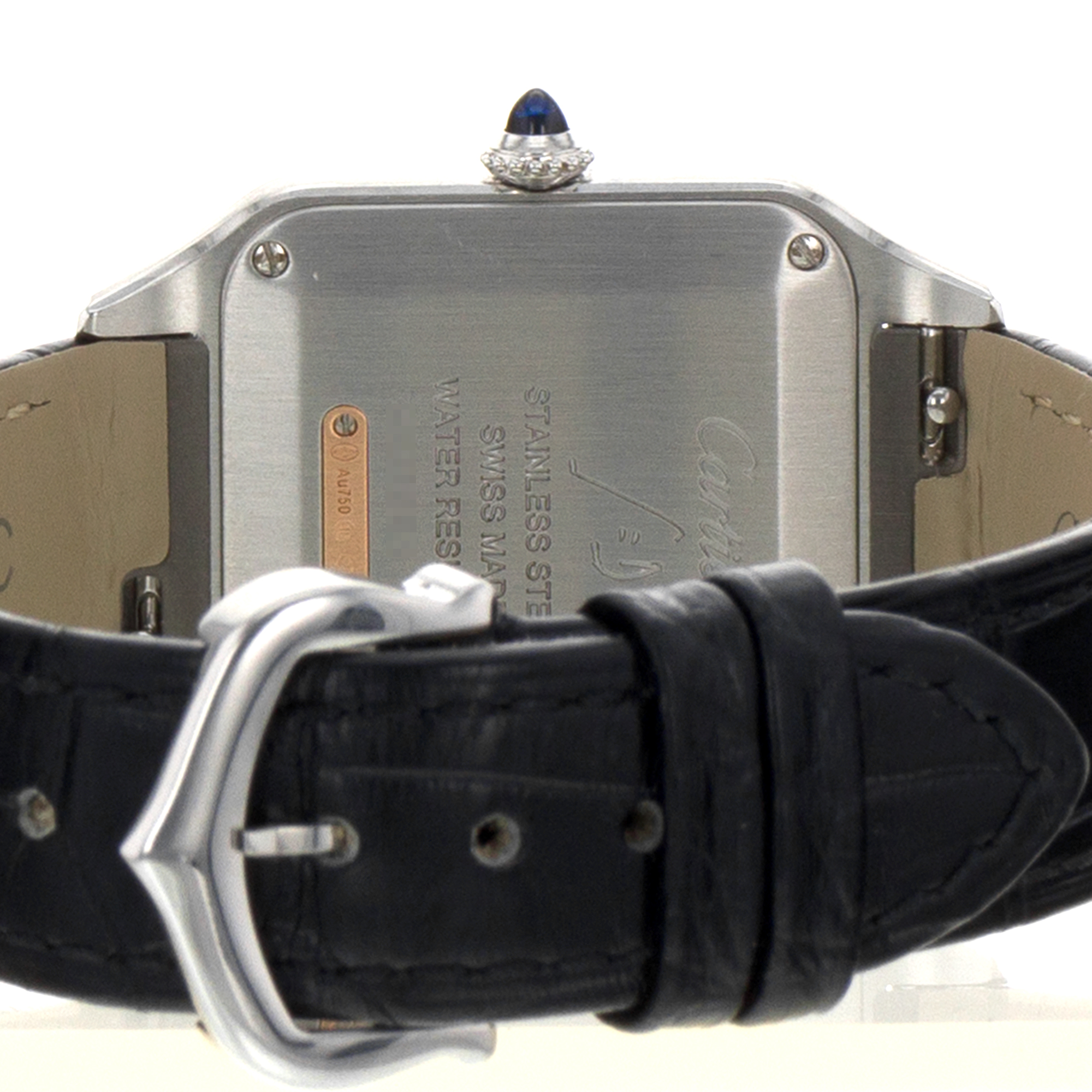 Cartier Santos Dumont W2SA0012 4242 38mm Steel Rose Gold Quartz Mens Watch thumbnail 11