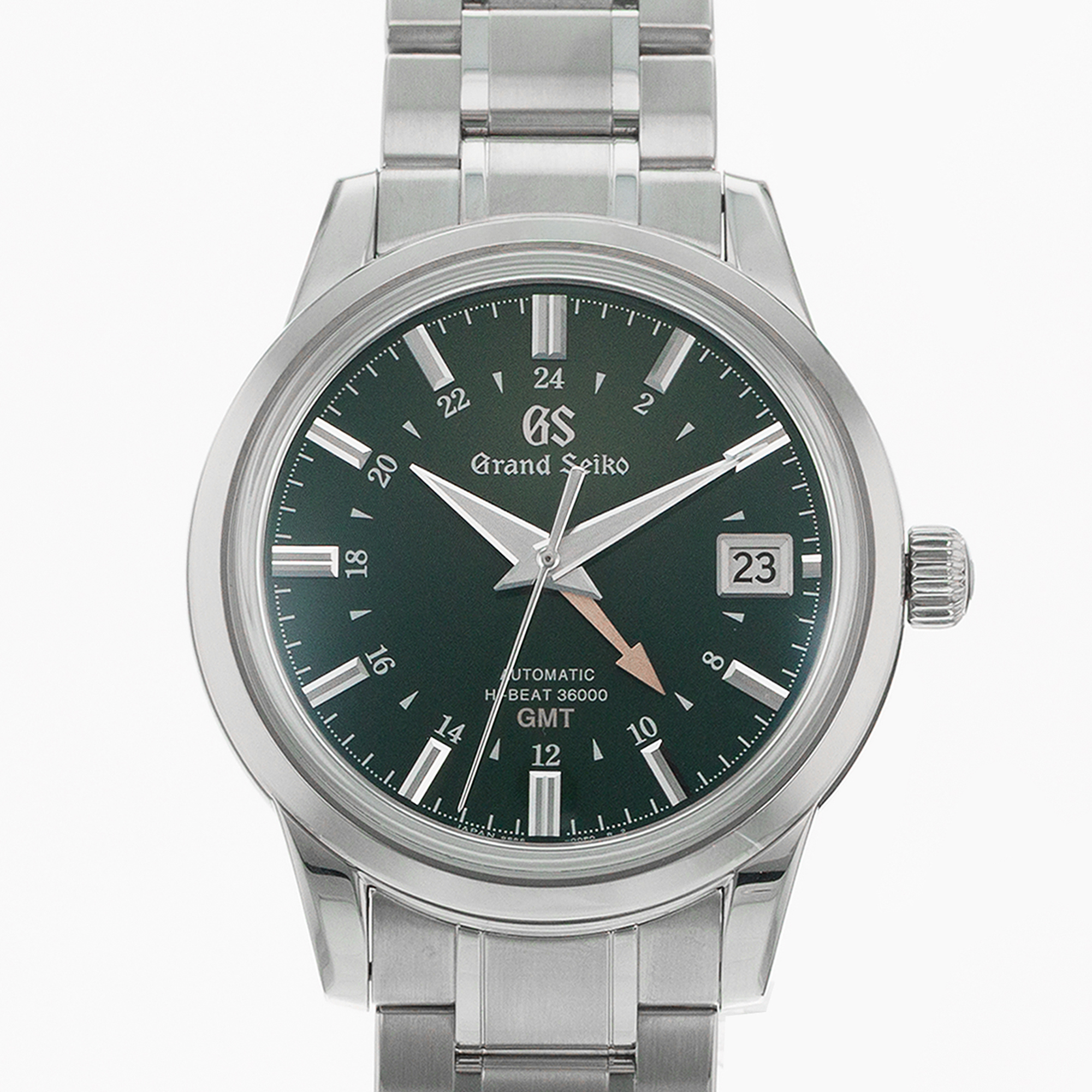 Grand Seiko Elegance Collection SBGJ251 Green GMT High Beat Mens Watch 2024 thumbnail 1