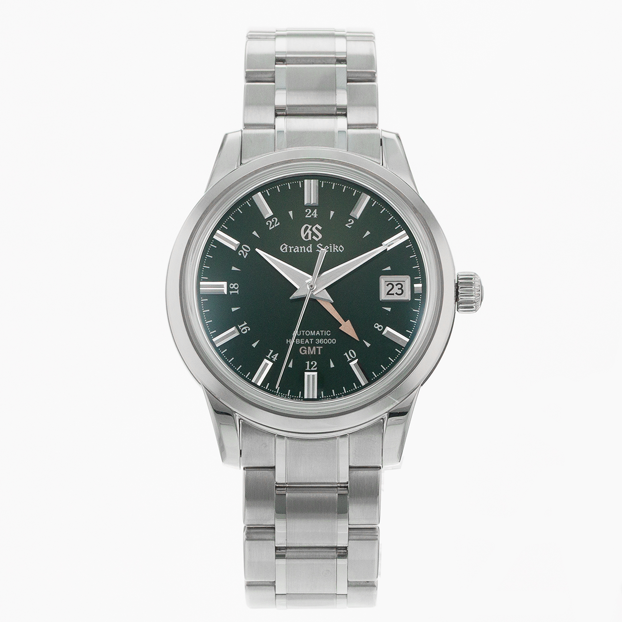 Grand Seiko Elegance Collection SBGJ251 Green GMT High Beat Mens Watch 2024 thumbnail 2