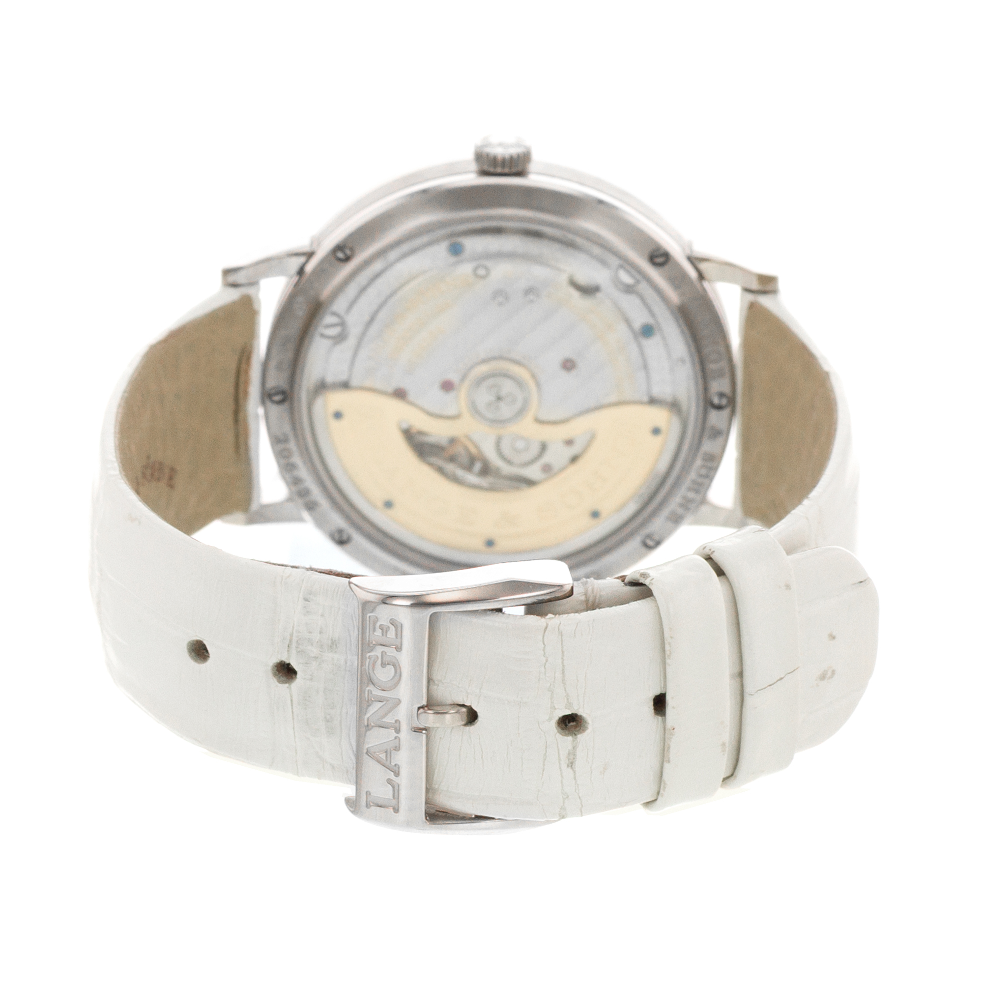 A Lange & Sohne Saxonia 840.029 37mm Mother of Pearl Diamond Ladies Watch 2001 thumbnail 10