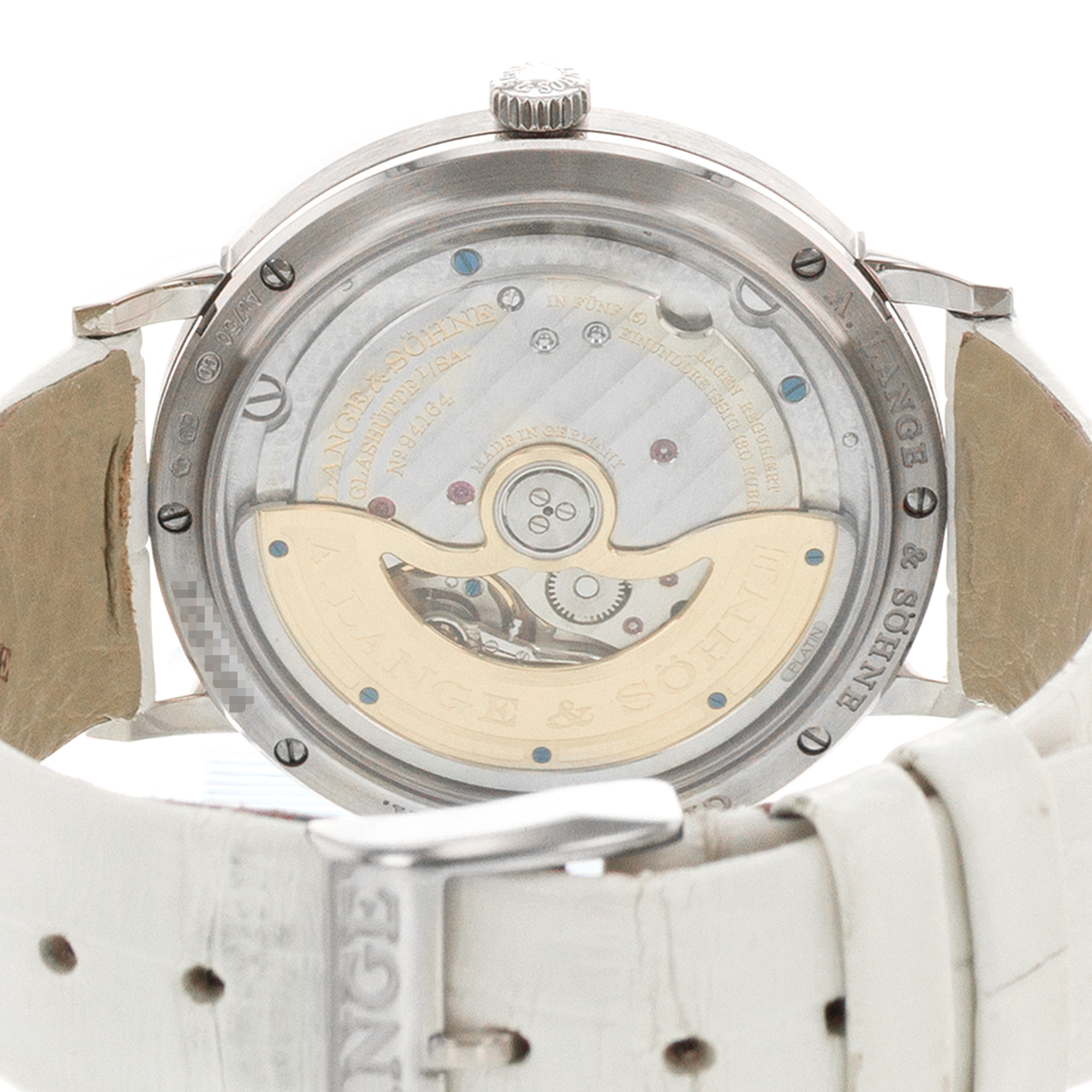 A Lange & Sohne Saxonia 840.029 37mm Mother of Pearl Diamond Ladies Watch 2001 thumbnail 11