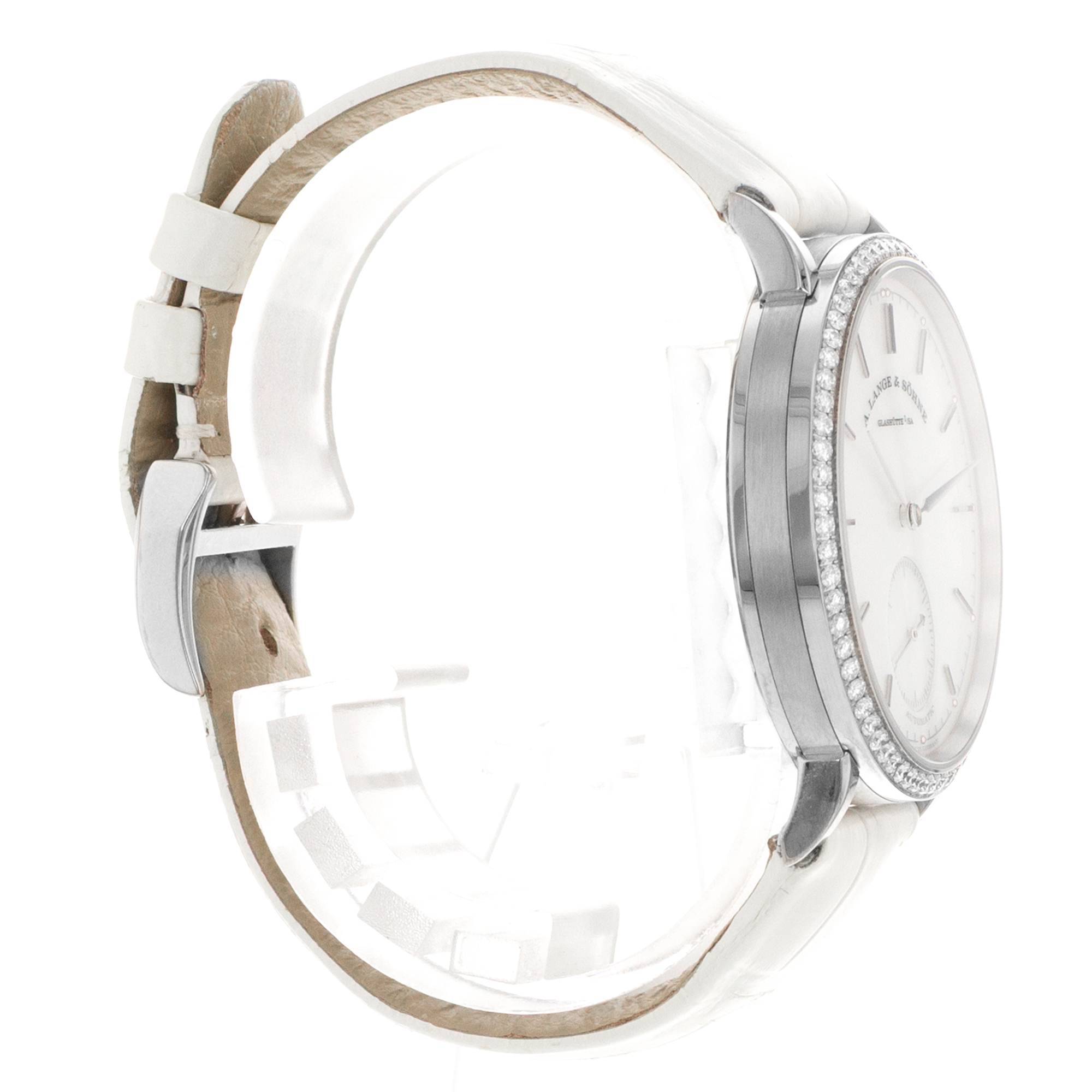 A Lange & Sohne Saxonia 840.029 37mm Mother of Pearl Diamond Ladies Watch 2001 thumbnail 7