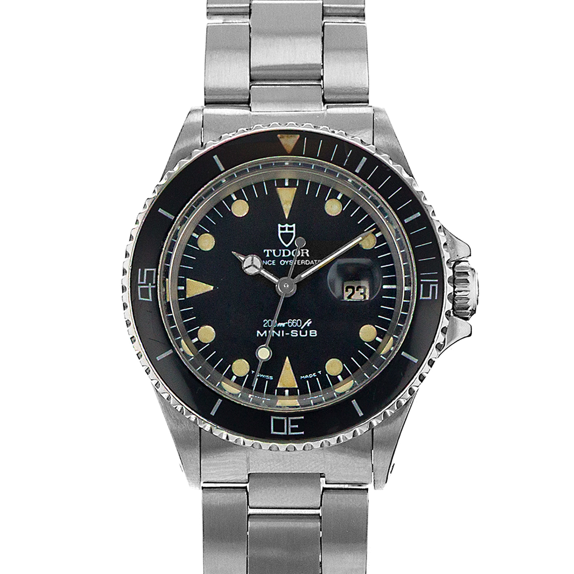 Tudor Prince Oysterdate 94400 Mini-SUB Submariner 33mm Steel Mens Watch 1990 thumbnail 1