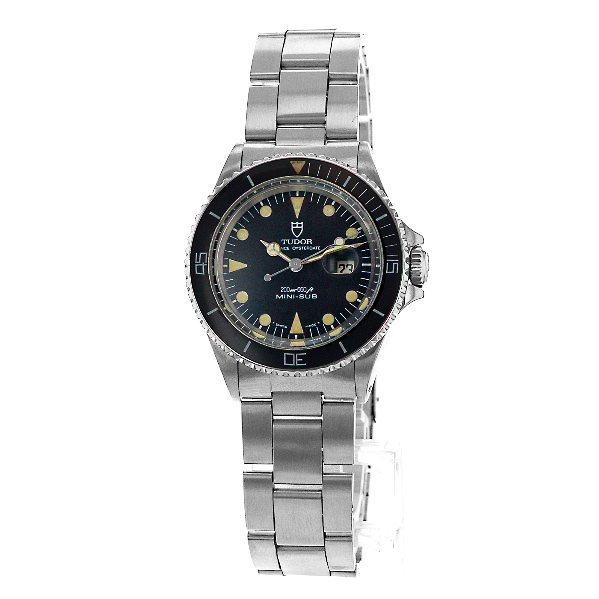 Tudor Prince Oysterdate 94400 Mini-SUB Submariner 33mm Steel Mens Watch 1990 thumbnail 3