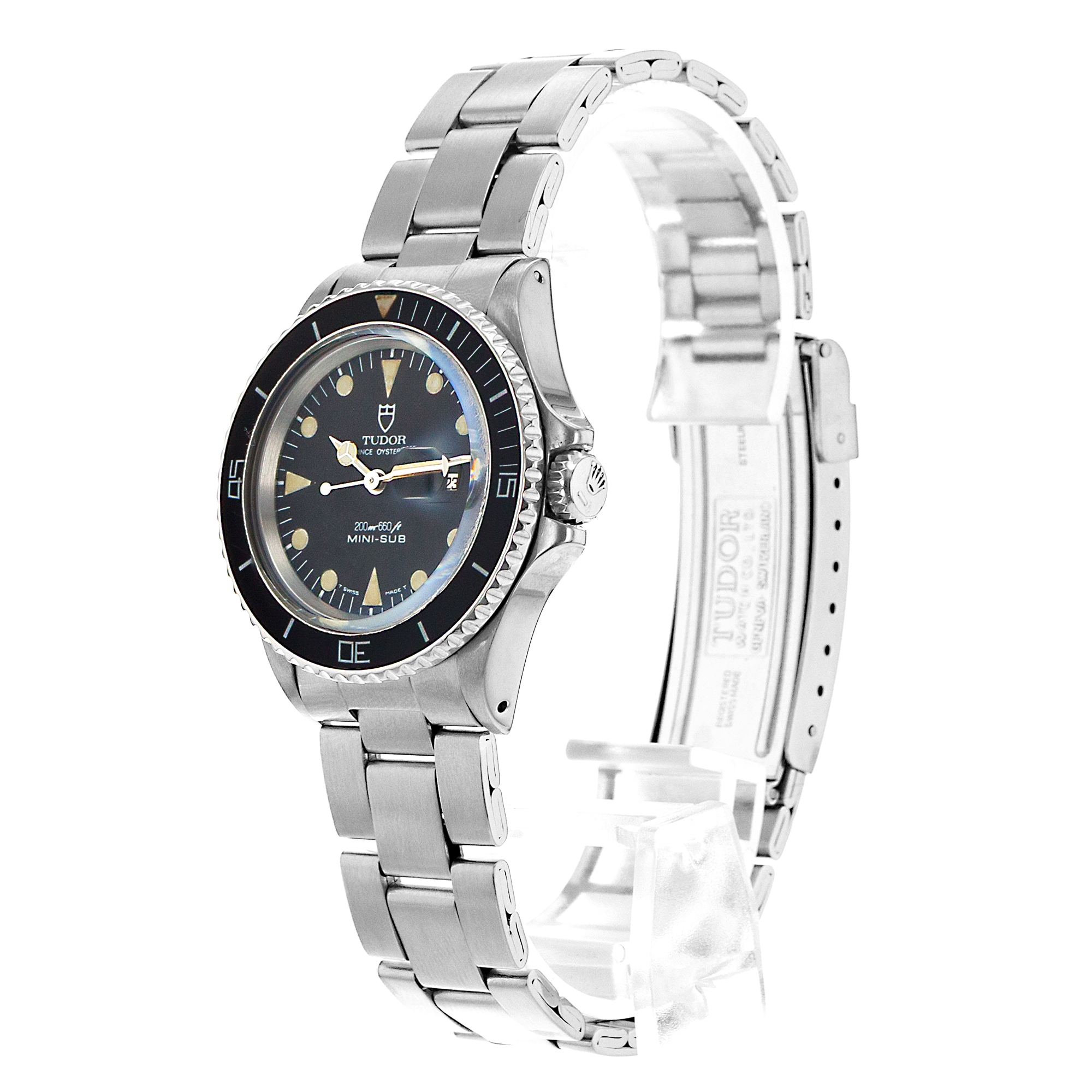 Tudor Prince Oysterdate 94400 Mini-SUB Submariner 33mm Steel Mens Watch 1990 thumbnail 4