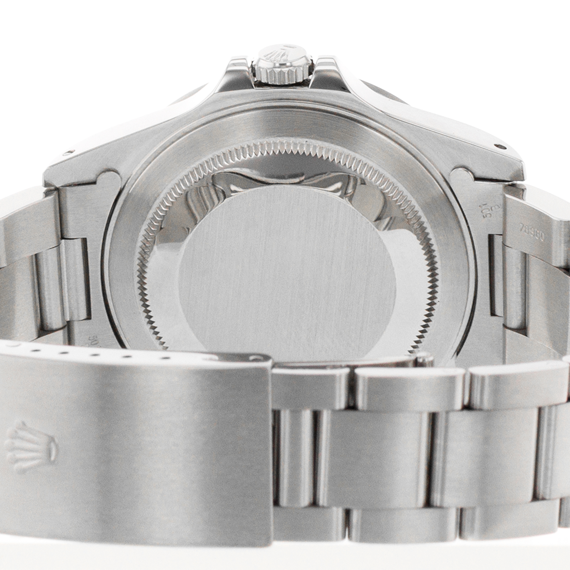 Rolex Explorer II 16570 40mm GMT White Stainless Steel Oyster Mens Watch 1999 thumbnail 10