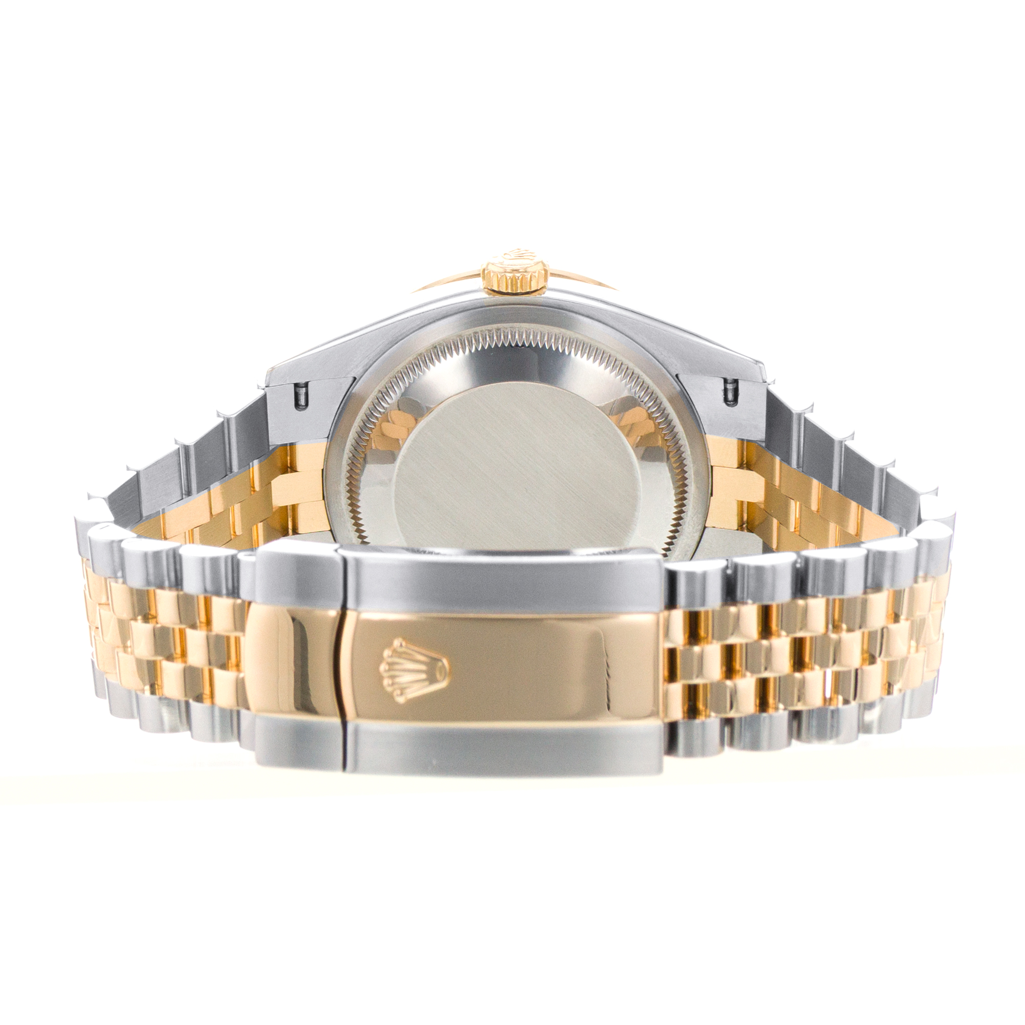 Rolex Datejust 36 126283RBR Factory Diamonds Steel Yellow Gold Mens Watch thumbnail 9