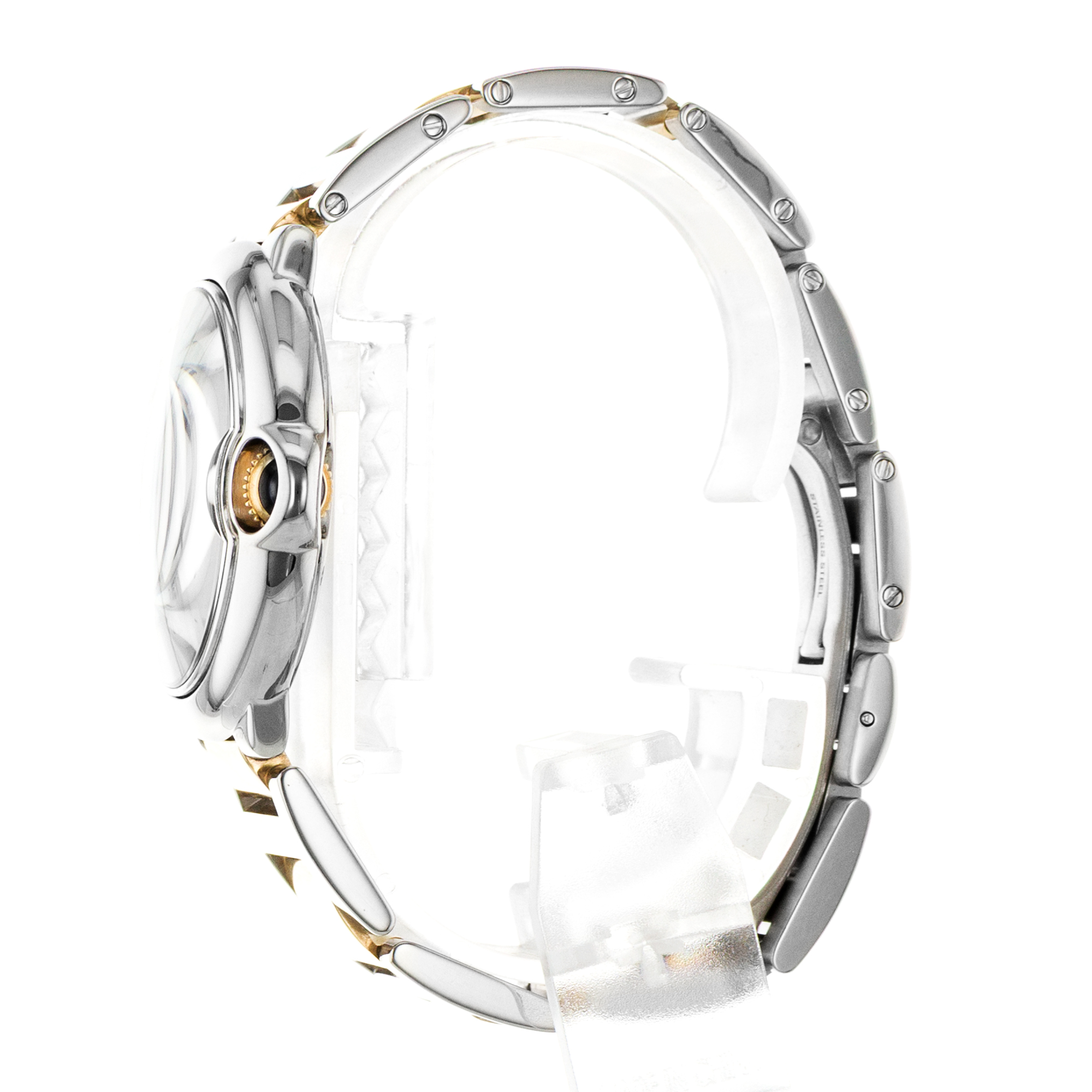 Cartier Ballon Bleu 36mm W69008Z3 3005 Roman Steel Yellow Gold Ladies Watch thumbnail 5