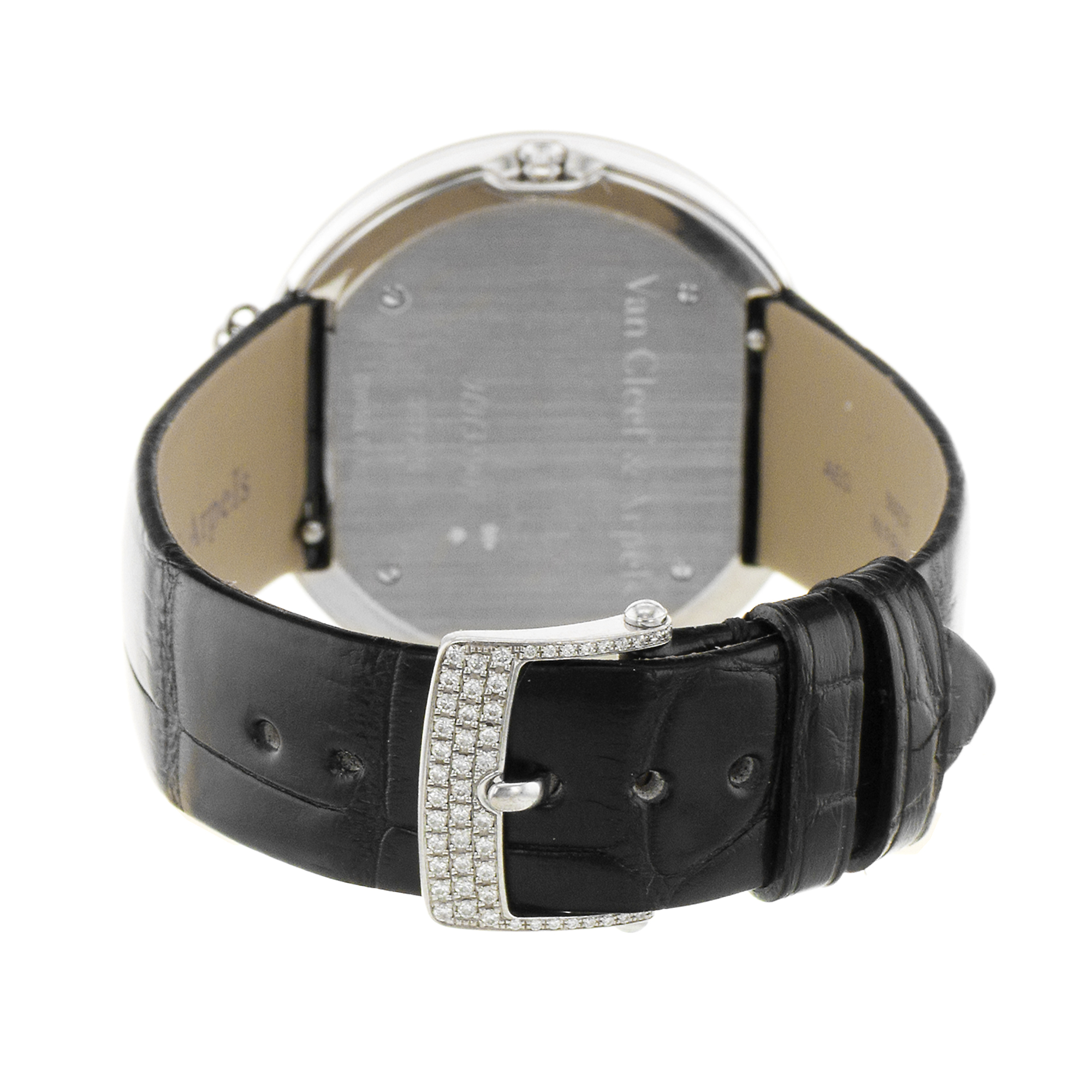 Van Cleef & Arpels Charm VCARM95400 38mm Factory Diamonds White Gold Watch thumbnail 10