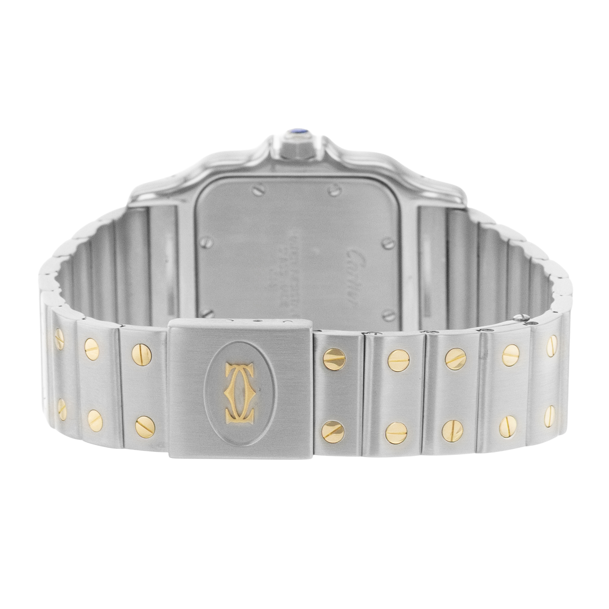 Cartier Santos Galbee W20011C4 1566 29mm Silver Steel Yellow Gold Mens Watch thumbnail 9