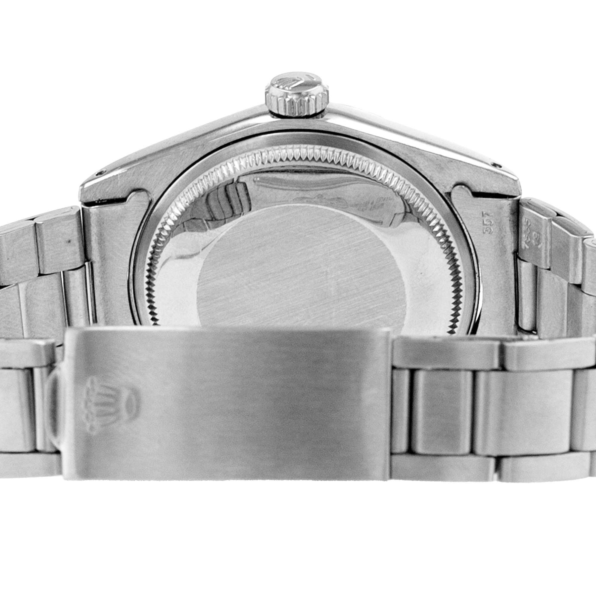 Rolex Oysterdate Precision 6694 34mm Grey Stick Steel Smooth Mens Watch 1969 thumbnail 10