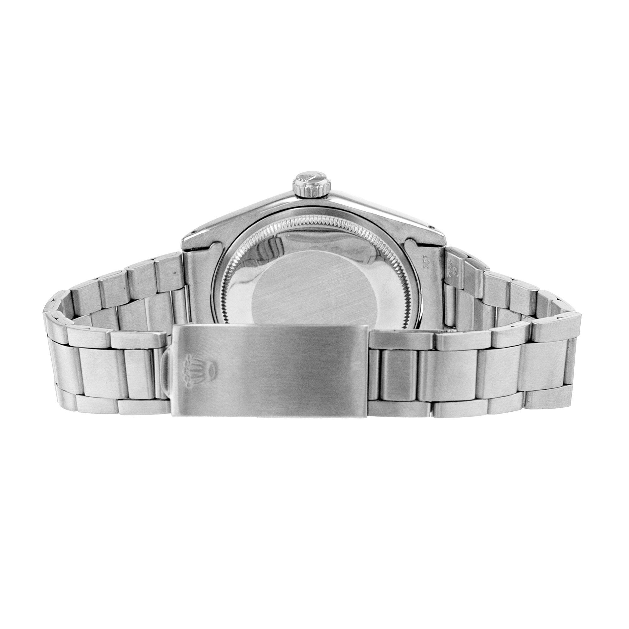Rolex Oysterdate Precision 6694 34mm Grey Stick Steel Smooth Mens Watch 1969 thumbnail 9
