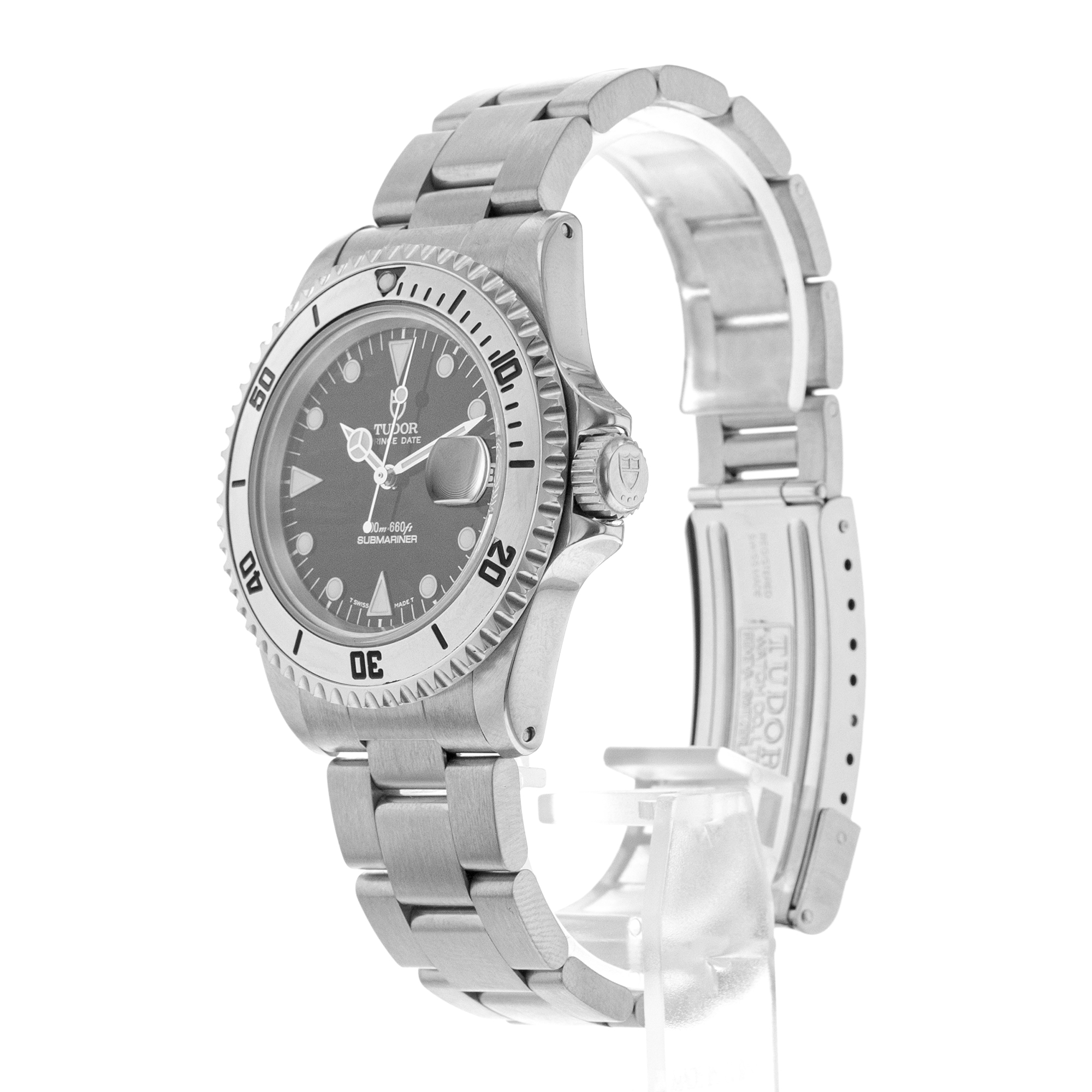 Tudor Submariner 79190 Prince Date 40mm Stainless Steel Oyster Mens Watch 1993 thumbnail 5