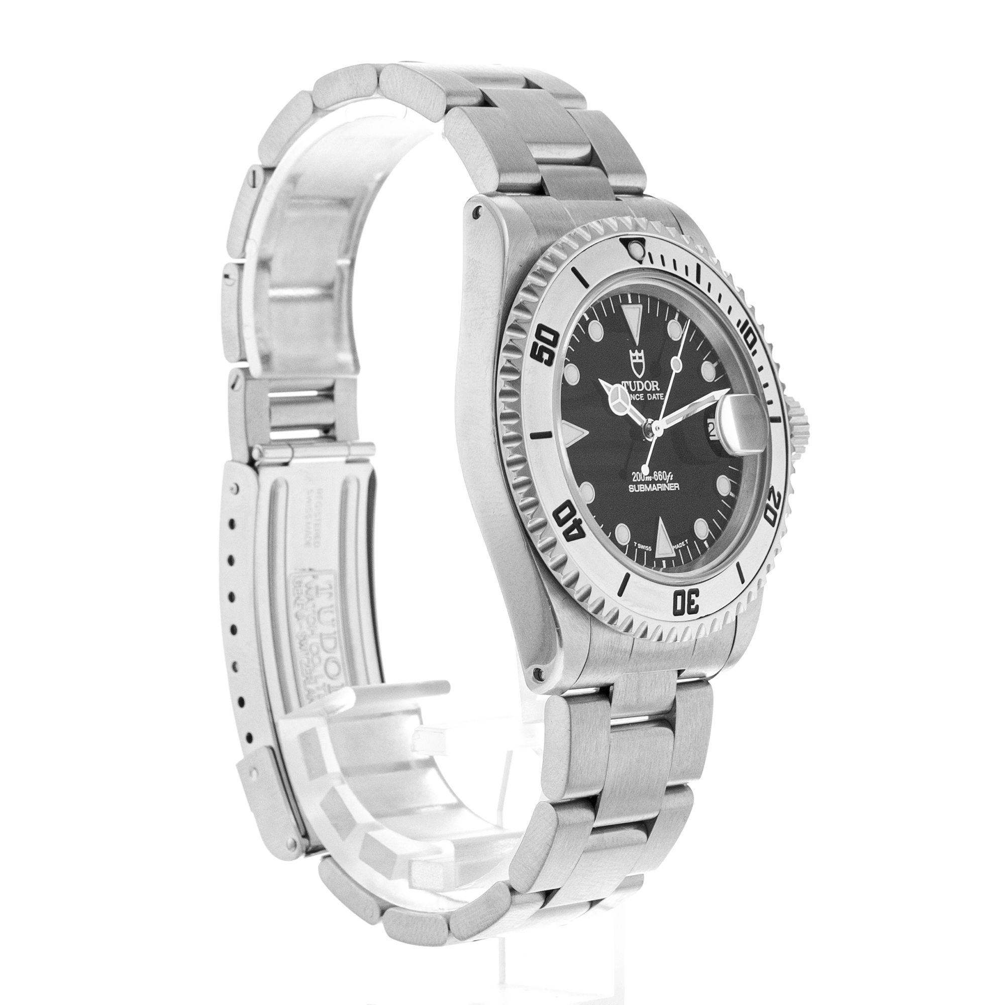 Tudor Submariner 79190 Prince Date 40mm Stainless Steel Oyster Mens Watch 1993 thumbnail 8