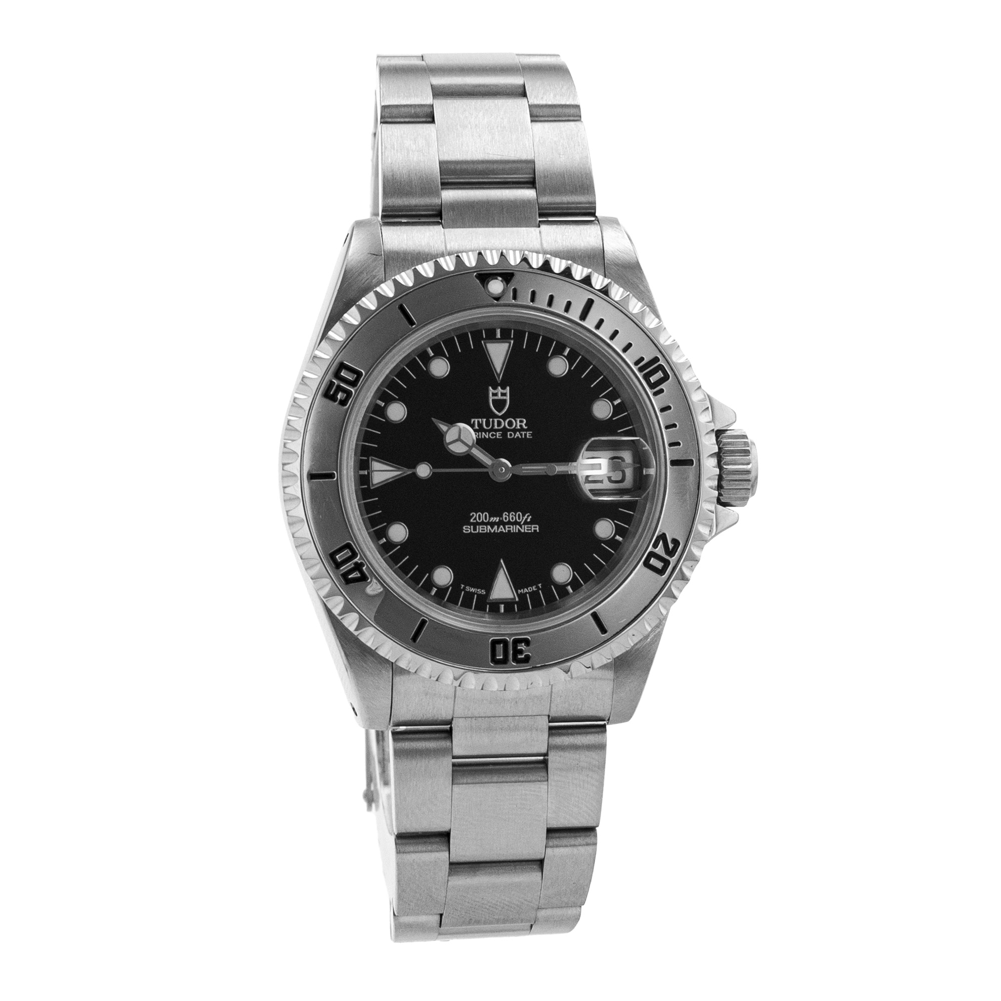 Tudor Submariner 79190 Prince Date 40mm Stainless Steel Oyster Mens Watch 1993 thumbnail 9