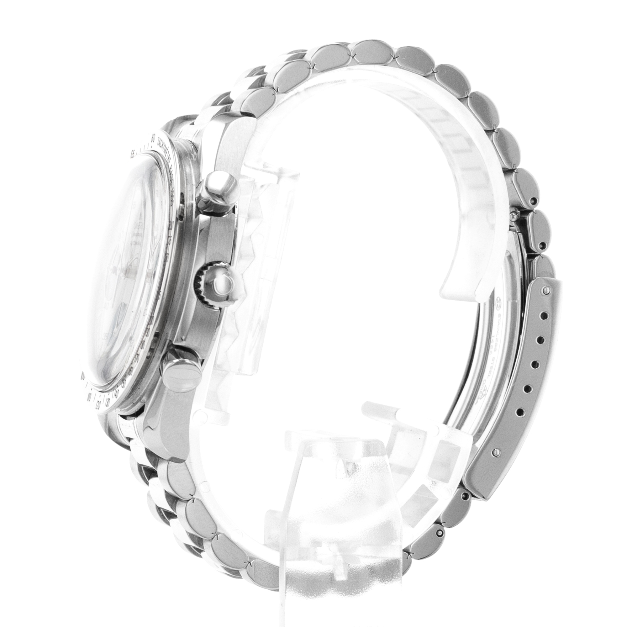 Omega Speedmaster 3502.74 White MOP Sub Dials Steel Chronograph Mens Watch thumbnail 6