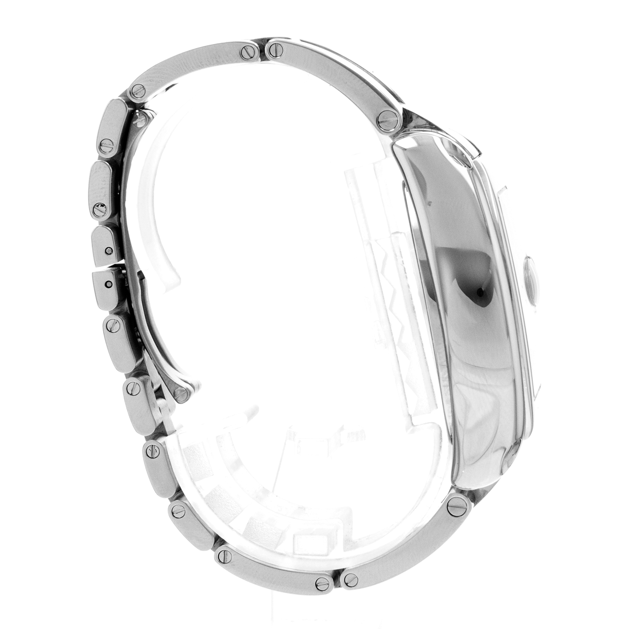 Cartier Roadster W62019X6 2618 43mm Silver Roman Chronograph Steel Mens Watch thumbnail 6