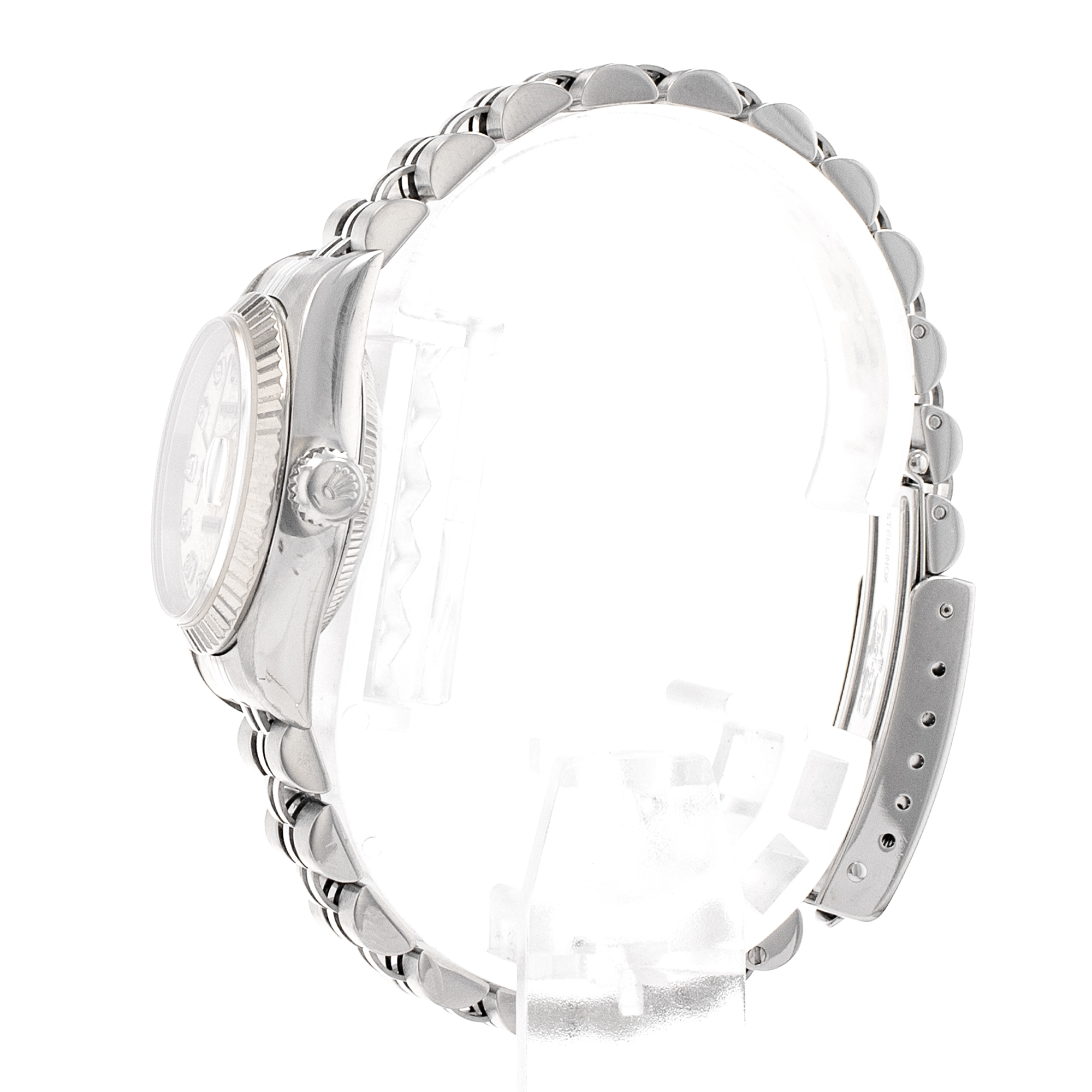 Rolex Datejust 26 79174 Factory Diamond Silver Jubilee Steel Ladies Watch 1999 thumbnail 5