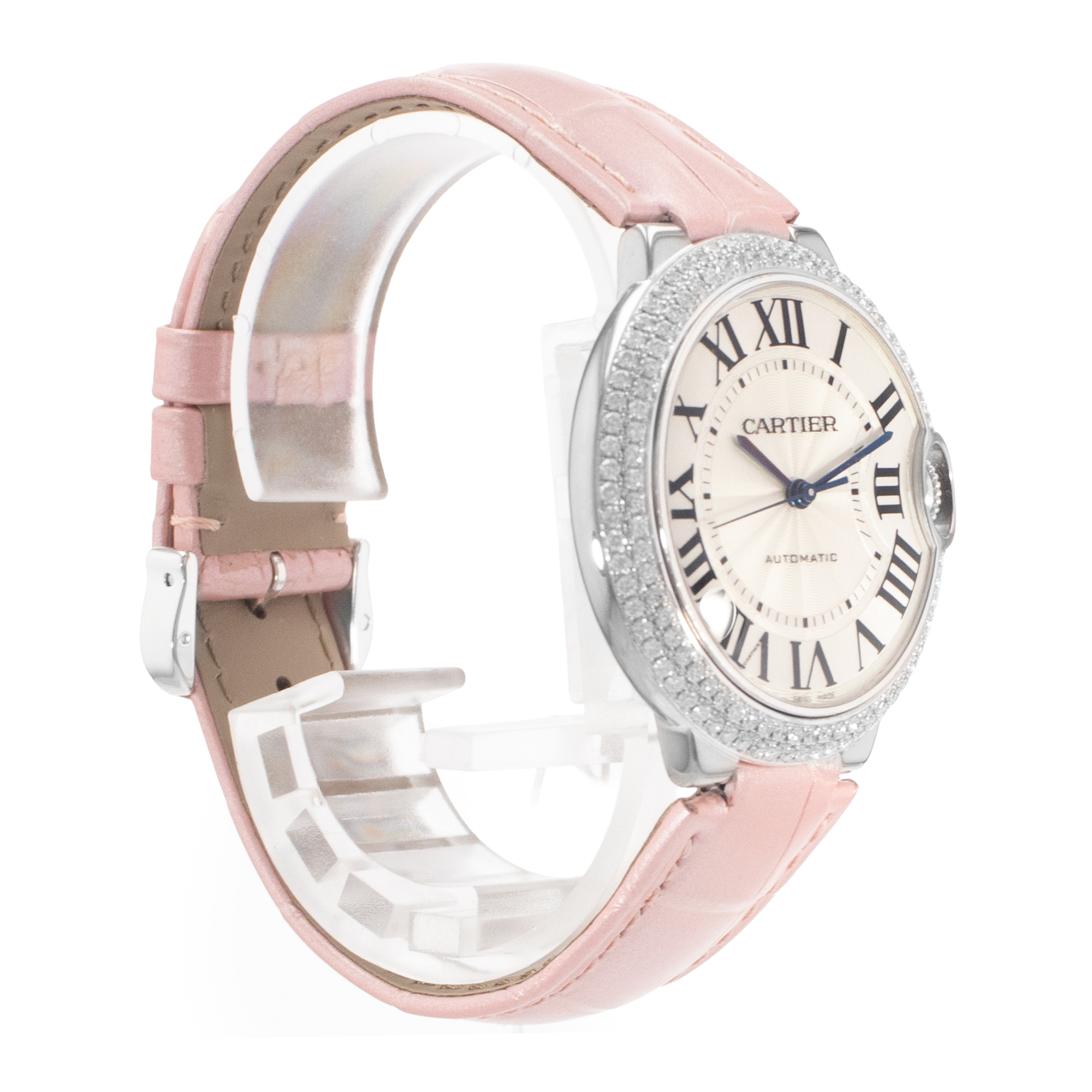 Cartier Ballon Bleu 36mm WE9006Z3 3004 Factory Diamond White Gold Ladies Watch thumbnail 8