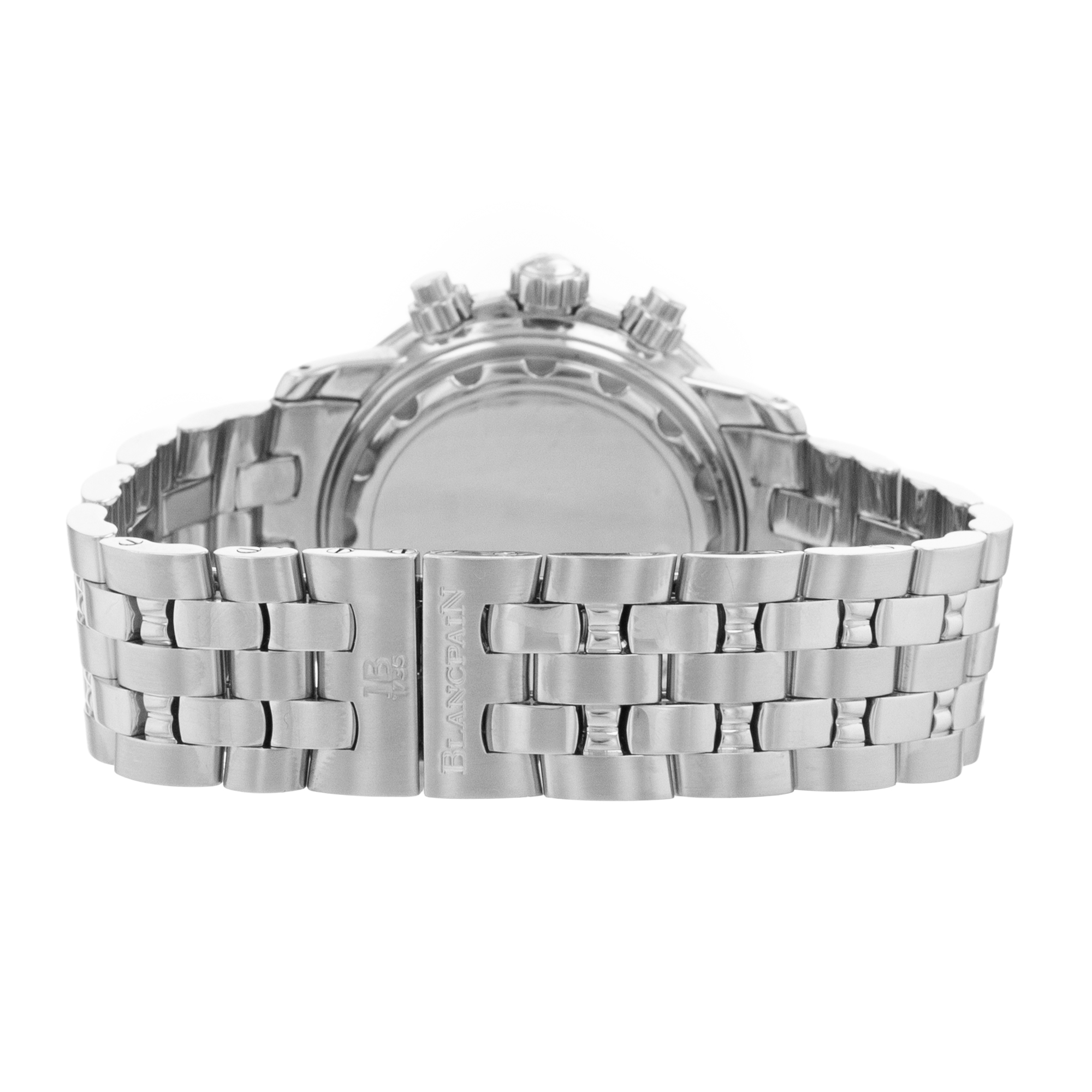 Blancpain Léman 2185-1127-11 38mm White Index Steel Chronograph Mens Watch thumbnail 9