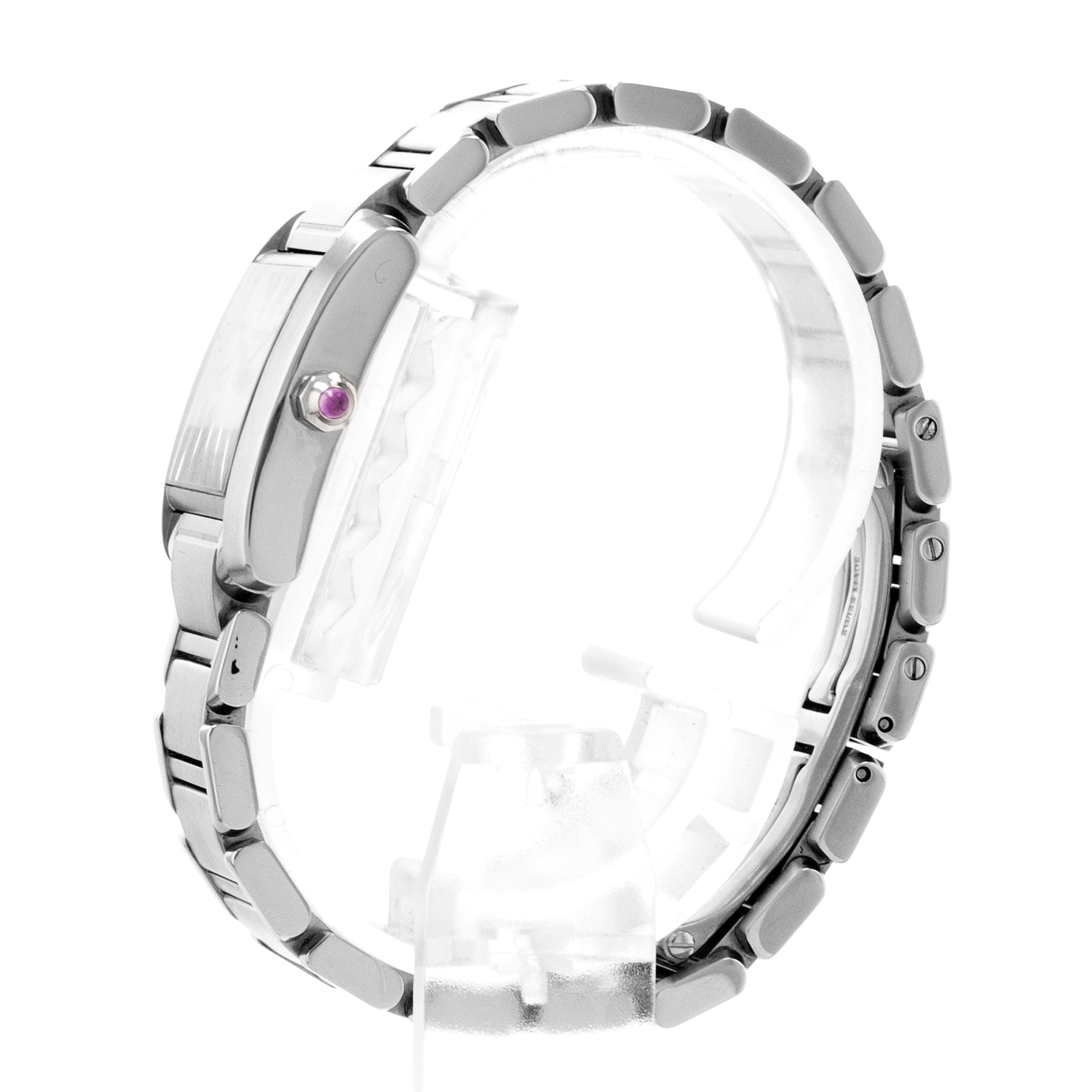 Cartier Tank Française W51028Q3 Pink Mother Of Pearl Steel Quartz Ladies Watch thumbnail 6