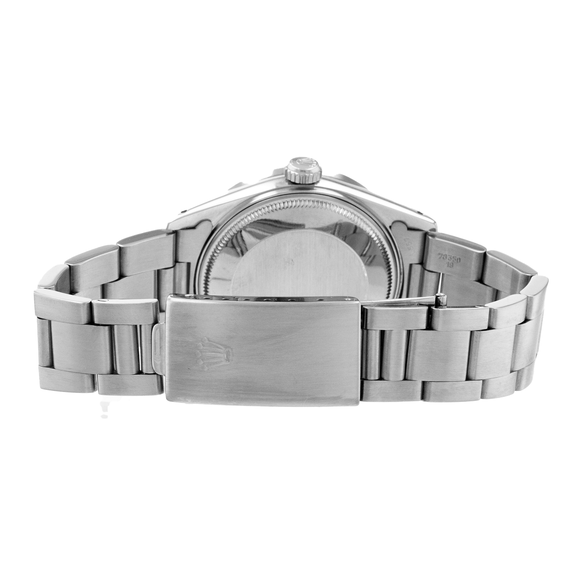 Rolex Oyster Perpetual Date 15010 34mm Silver Index Steel Oyster Mens Watch thumbnail 9
