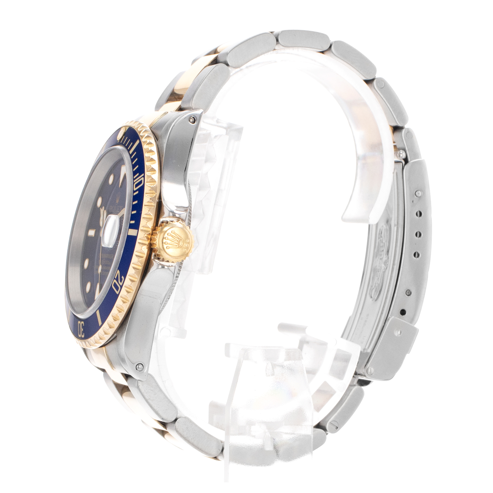Rolex Submariner Date 16613 40mm Bluesy Two Tone Steel Gold Mens Watch 1998 thumbnail 6