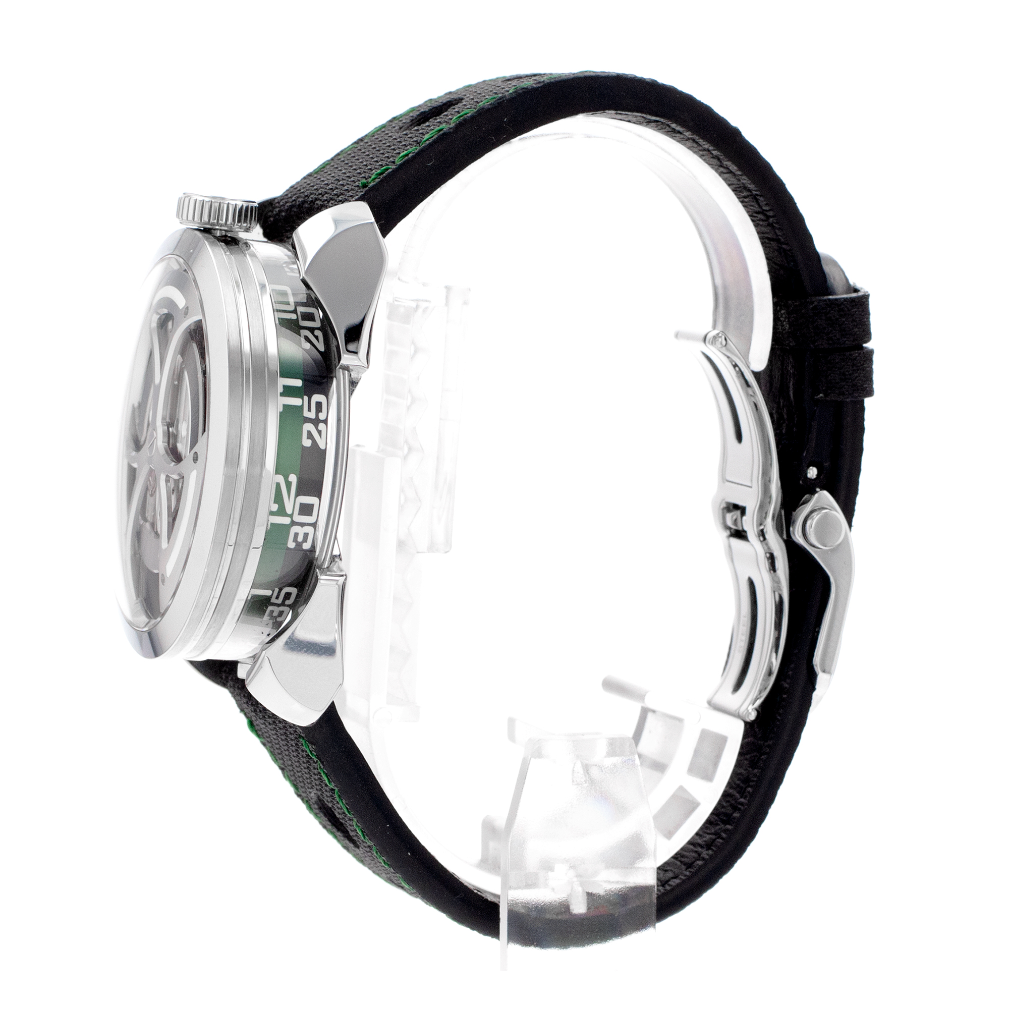 Mb&f MAD Editions M.A.D.1 42mm Green Edition Skeleton Steel Mens Watch 2023 thumbnail 5