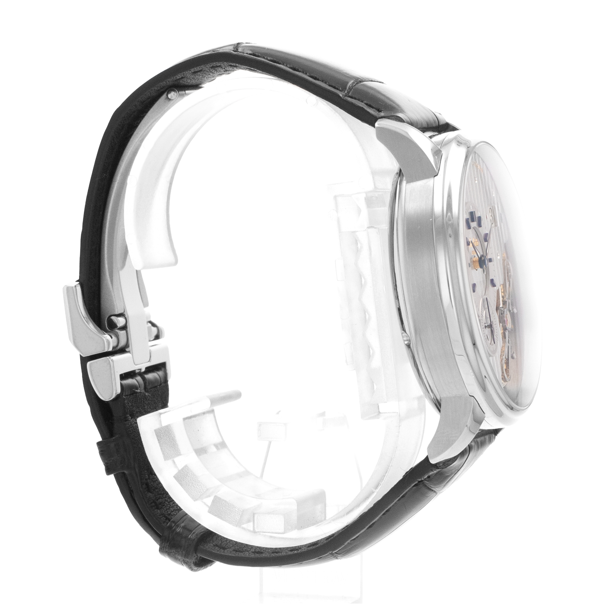 Glashutte Original PanoMaticInverse 1-91-02-02-02-30 42mm Silver Dial Mens Watch thumbnail 6