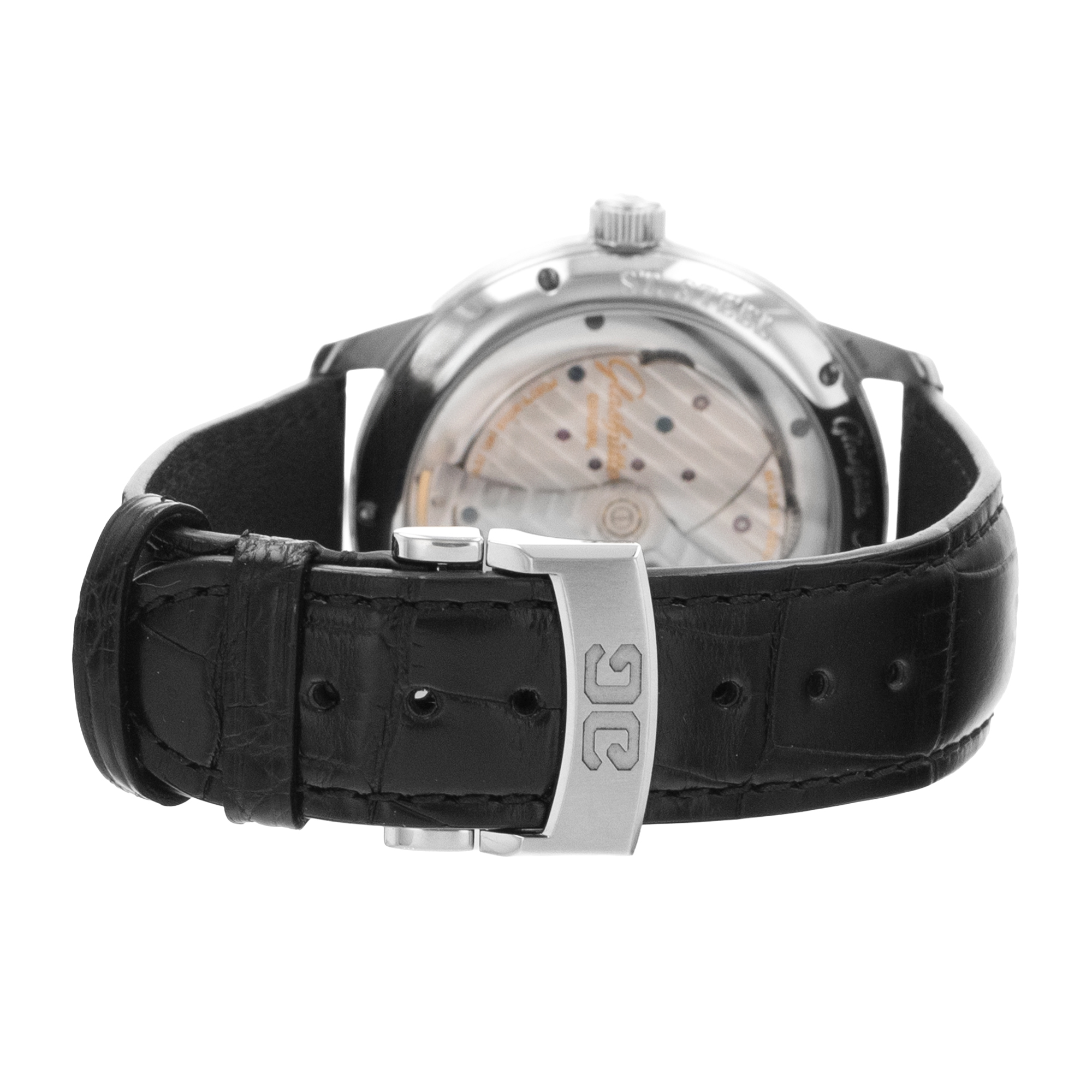 Glashutte Original PanoMaticInverse 1-91-02-02-02-30 42mm Silver Dial Mens Watch thumbnail 9