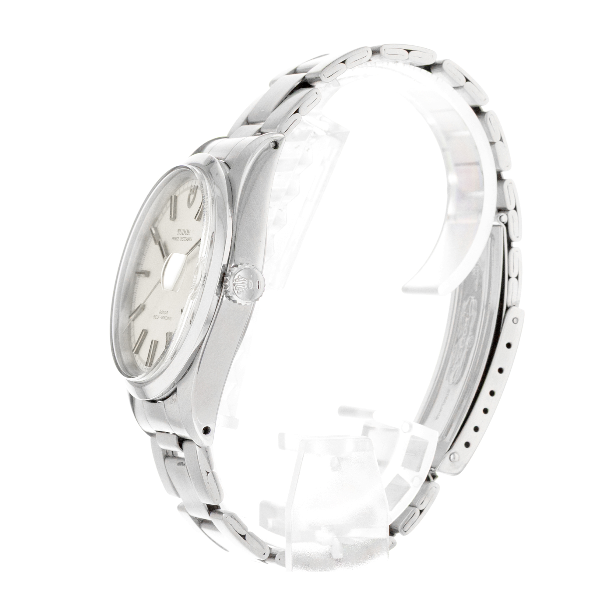 Tudor Prince Oysterdate 7024/0 Jumbo Silver Index Vintage Steel Mens Watch 1972 thumbnail 5