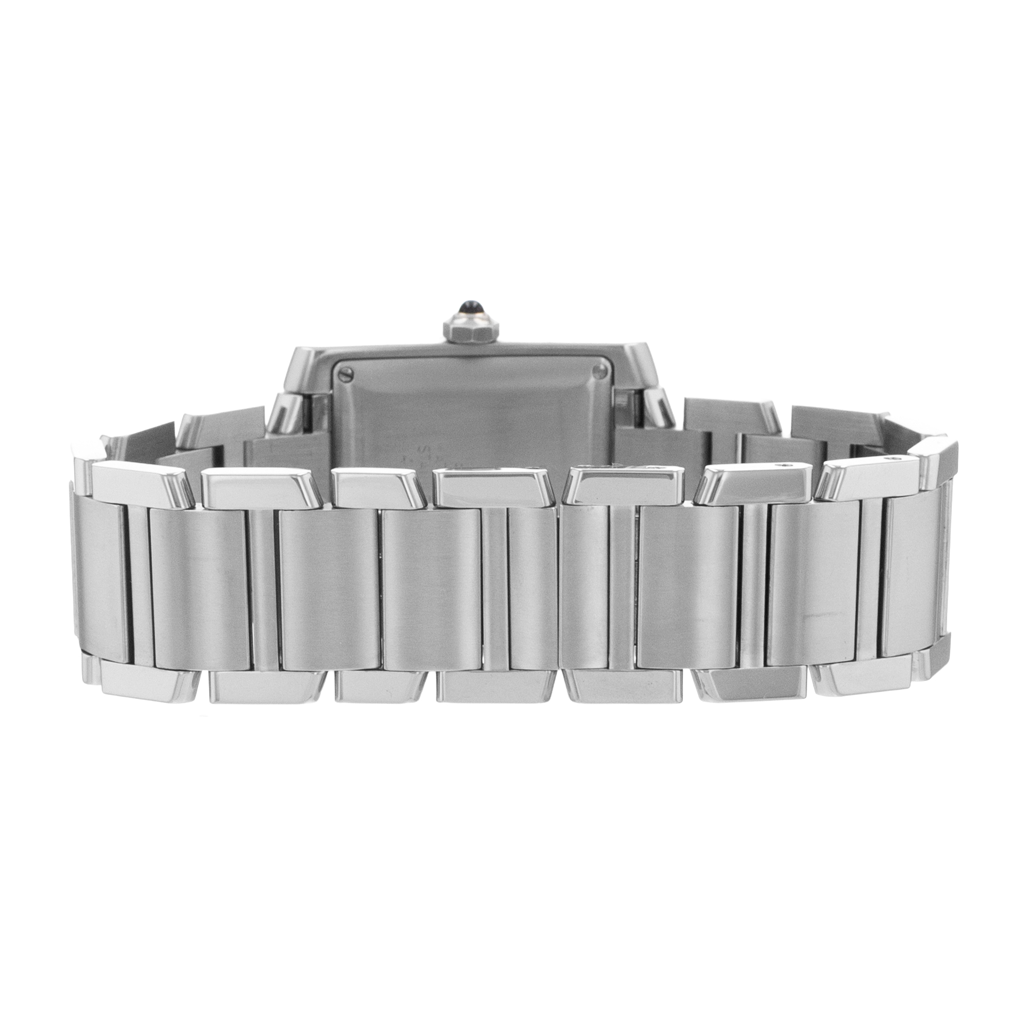 Cartier Tank Française W51002Q3 2302 28mm Silver Roman Steel Automatic Ladies Watch thumbnail 10