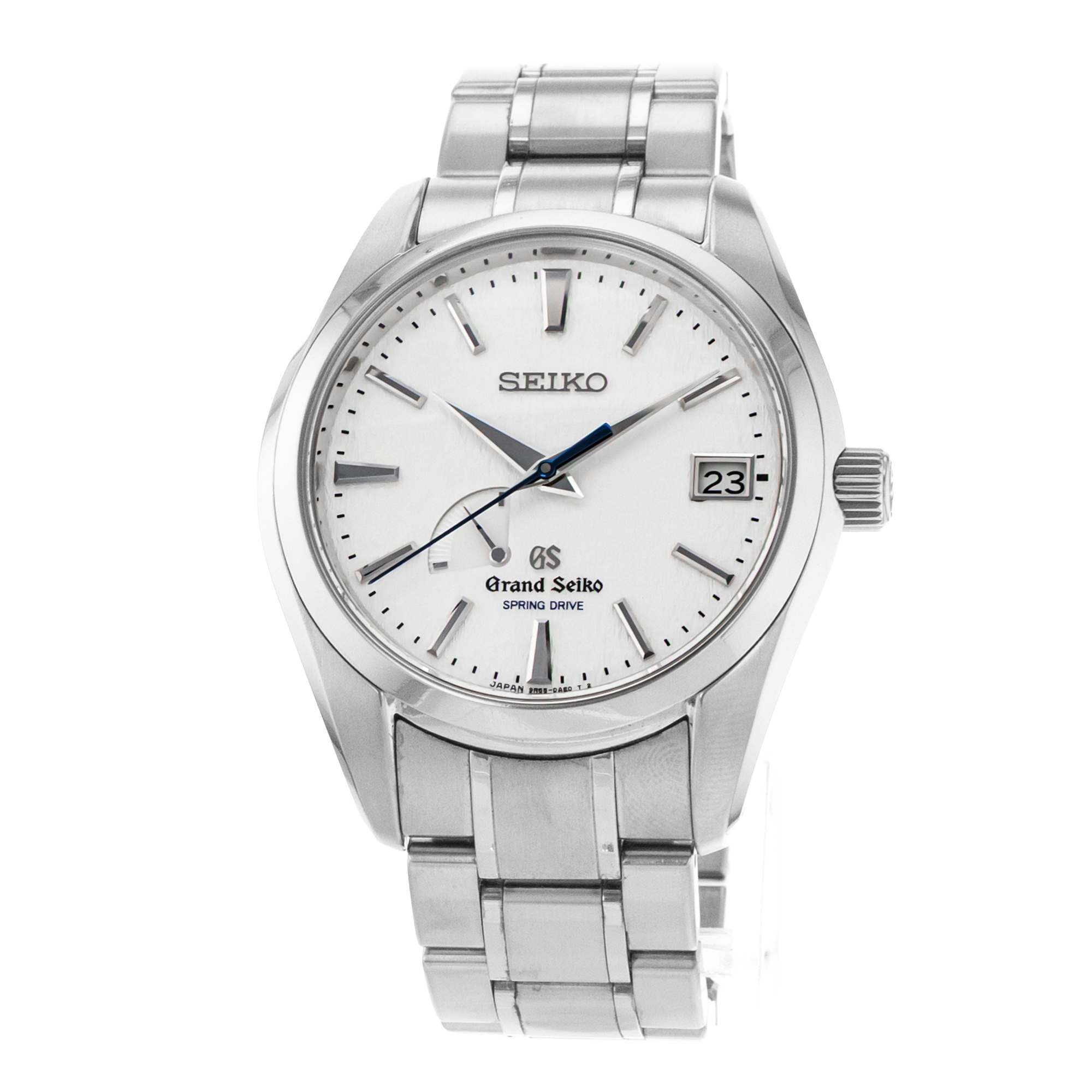 Grand Seiko Spring Drive SBGA011 41mm White Snowflake Titanium Mens Watch 2015 thumbnail 3