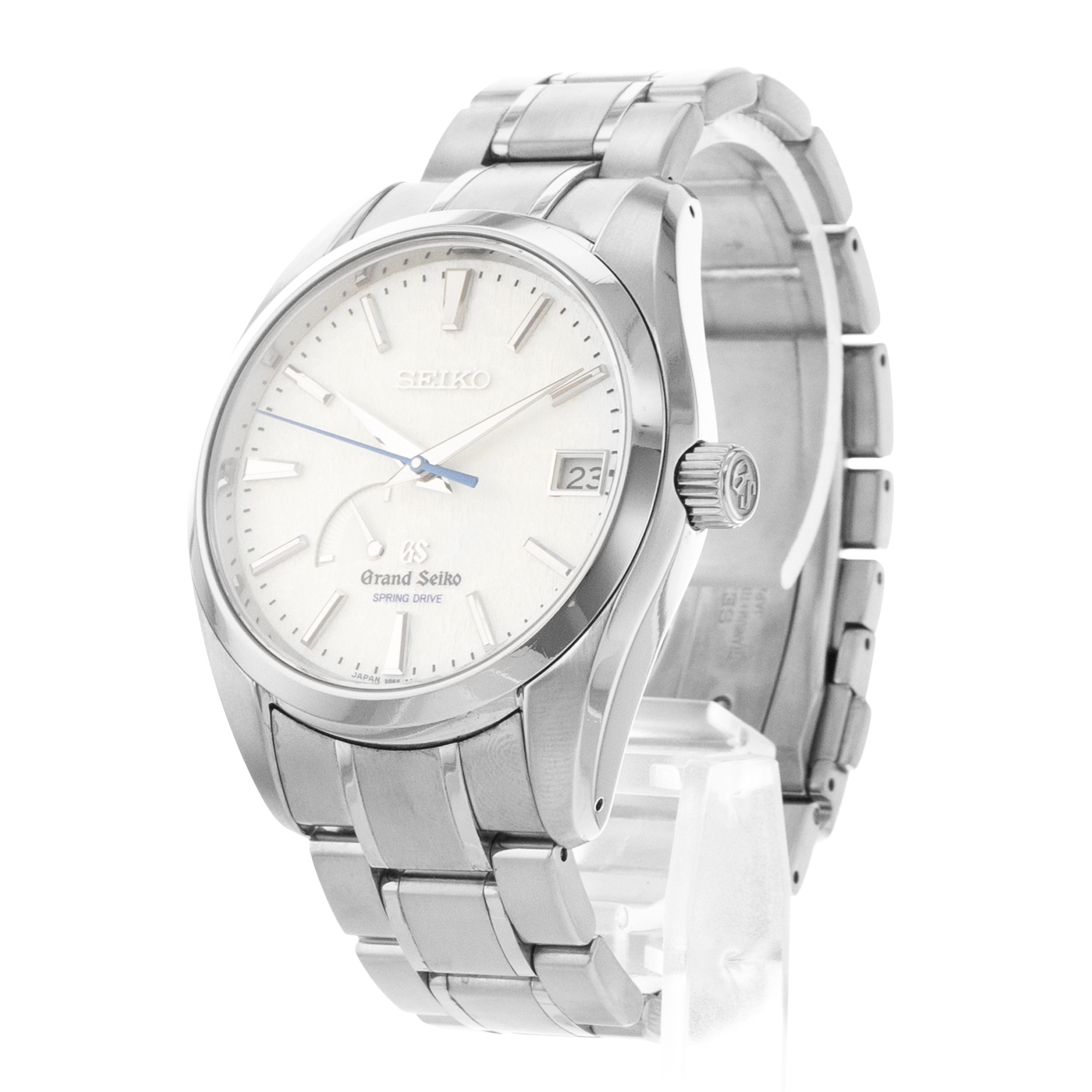 Grand Seiko Spring Drive SBGA011 41mm White Snowflake Titanium Mens Watch 2015 thumbnail 4