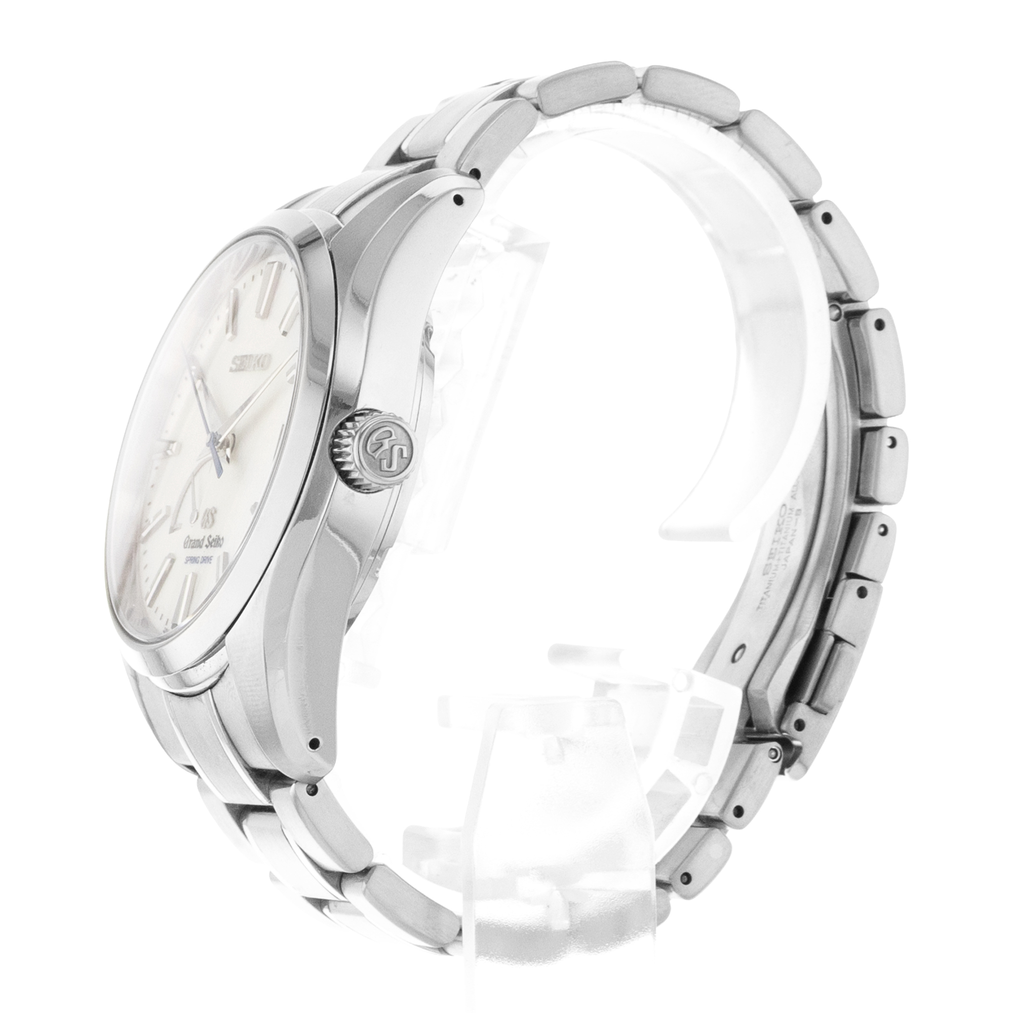 Grand Seiko Spring Drive SBGA011 41mm White Snowflake Titanium Mens Watch 2015 thumbnail 5