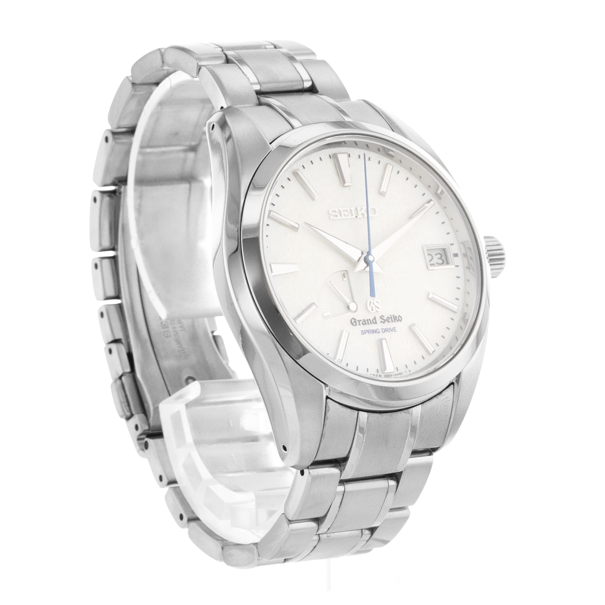 Grand Seiko Spring Drive SBGA011 41mm White Snowflake Titanium Mens Watch 2015 thumbnail 7