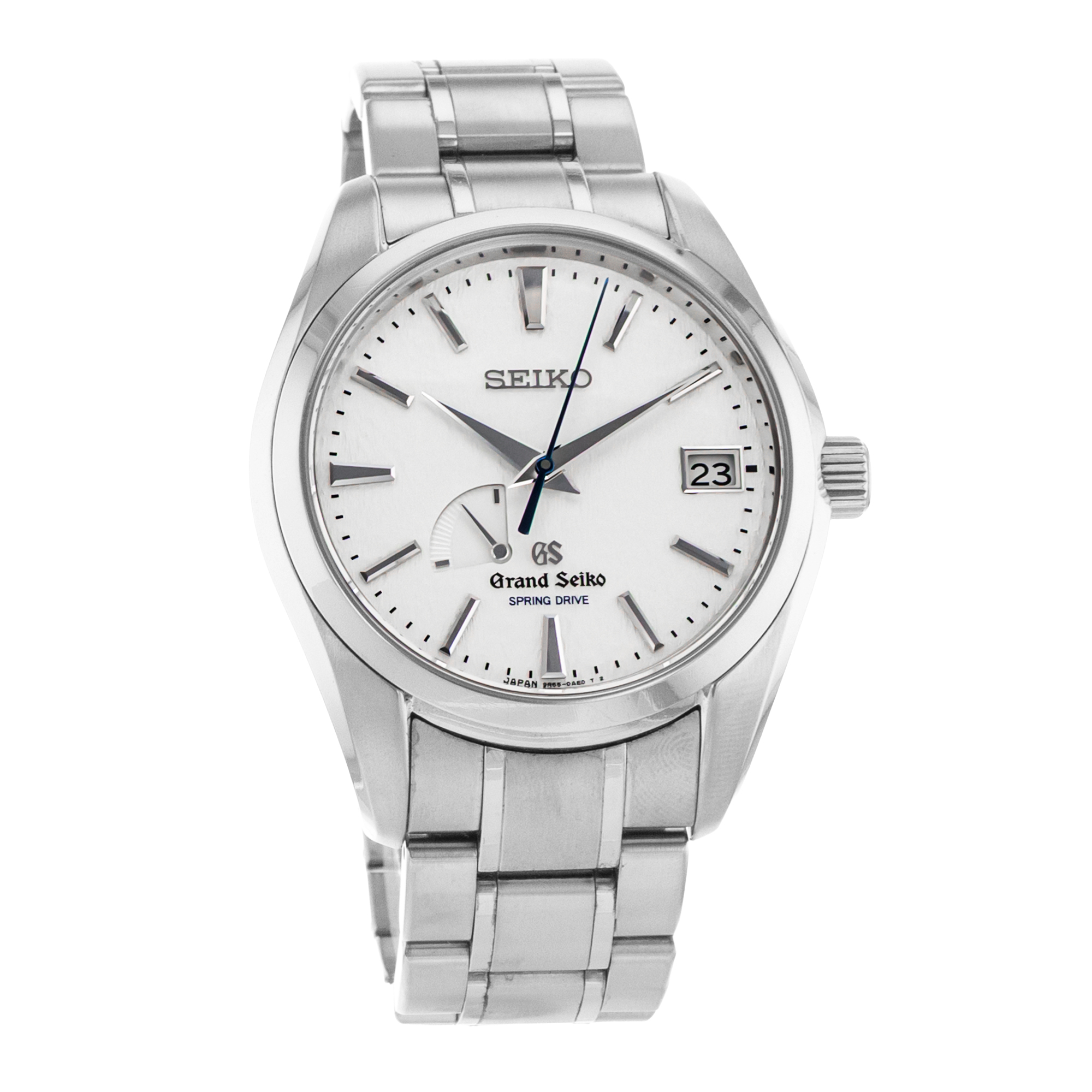 Grand Seiko Spring Drive SBGA011 41mm White Snowflake Titanium Mens Watch 2015 thumbnail 8