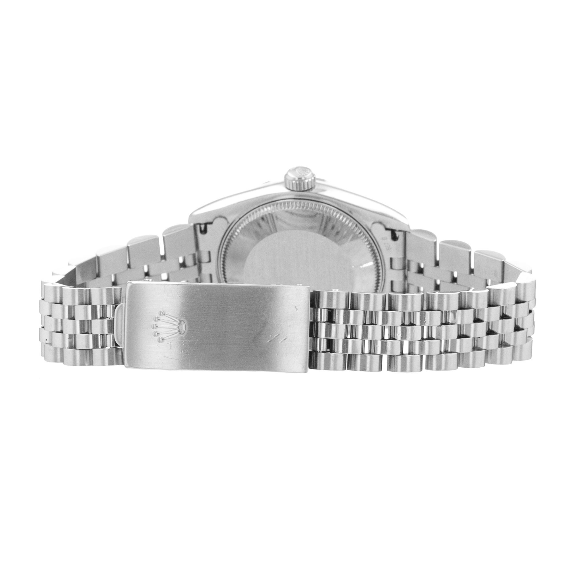 Rolex Datejust 31 68274 Factory Blue Diamond Dial Steel Jubilee Ladies Watch thumbnail 9