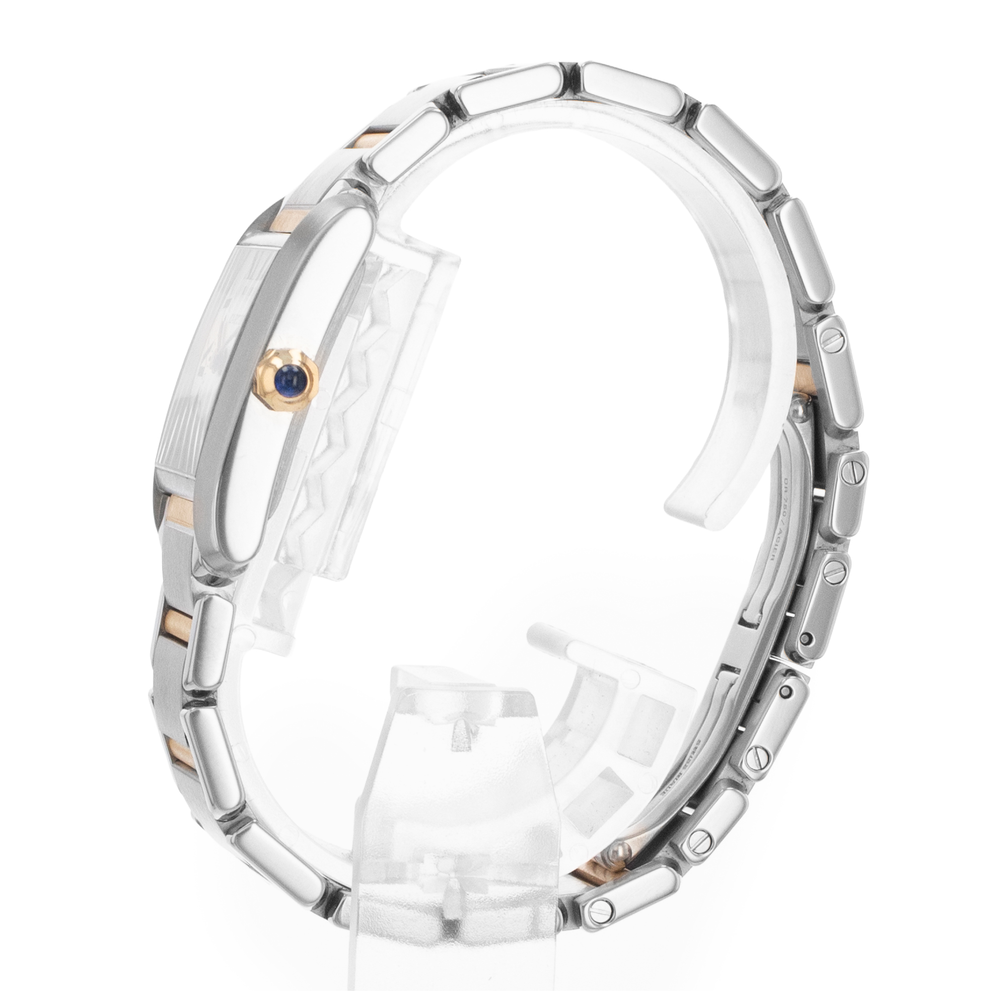 Cartier Tank Française W51012Q4 2465 25mm White Arabic Steel Gold Ladies Watch thumbnail 5