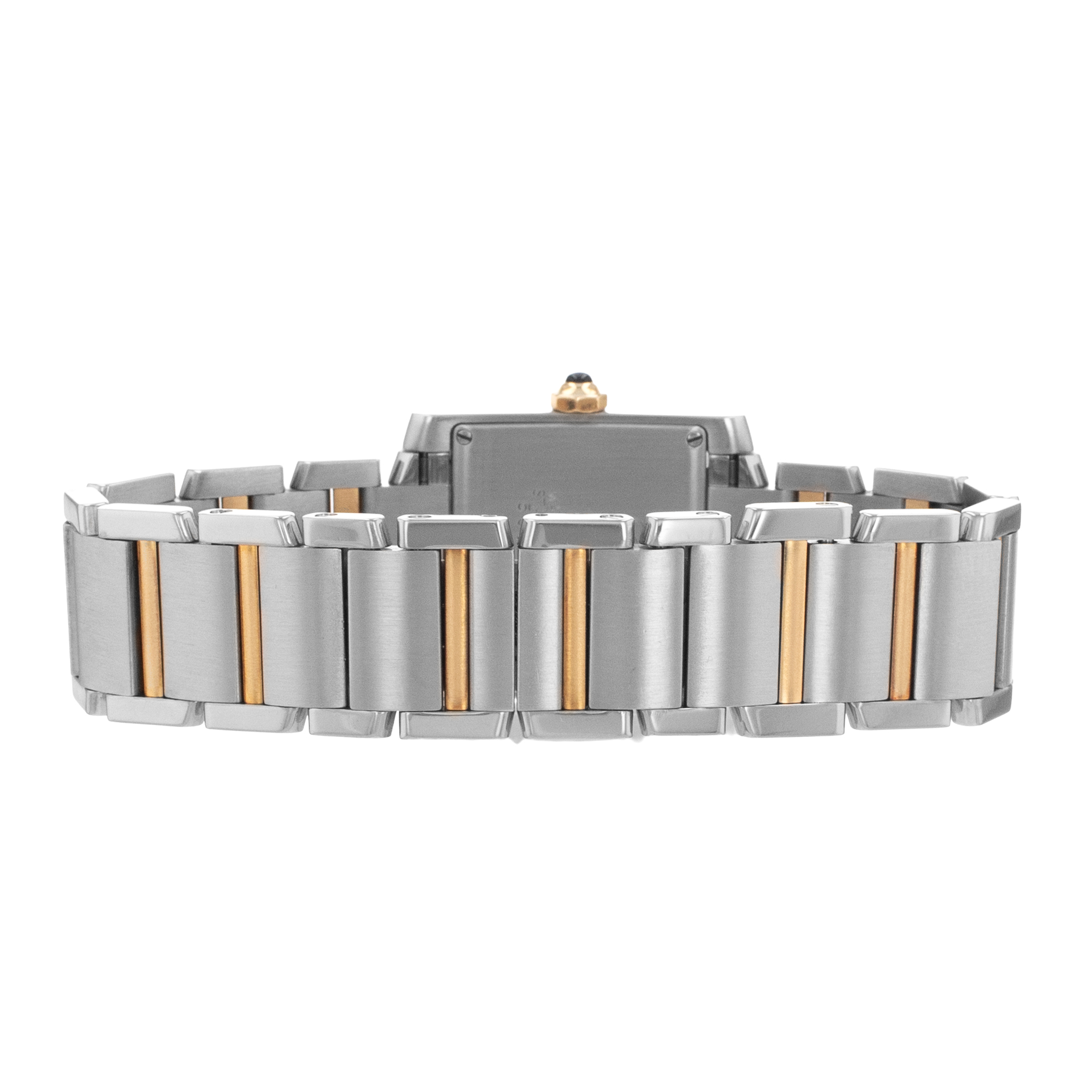 Cartier Tank Française W51012Q4 2465 25mm White Arabic Steel Gold Ladies Watch thumbnail 9