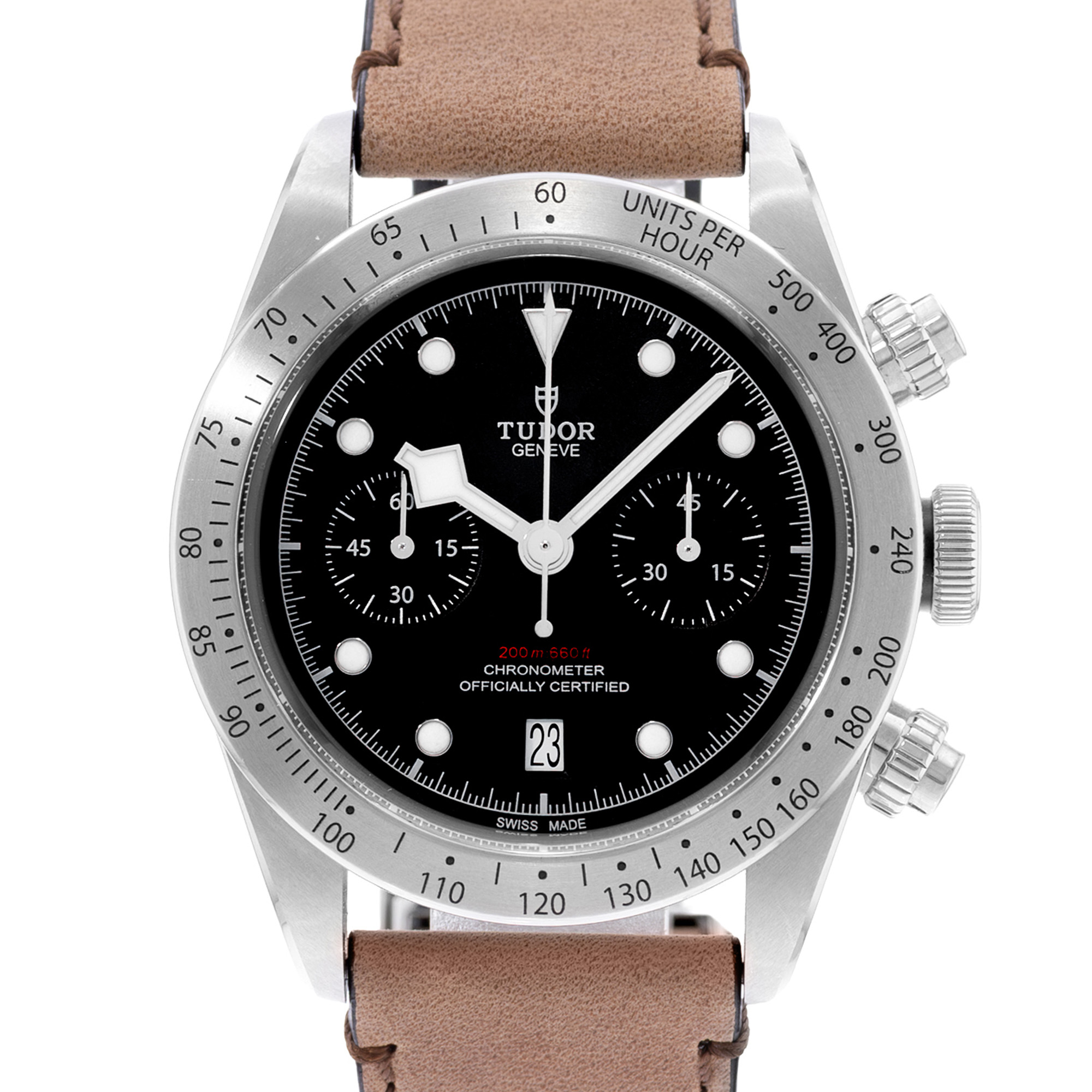 Tudor Black Bay 79350 41mm Chronograph Steel Black Mens Watch Box & Card 2022 thumbnail 1